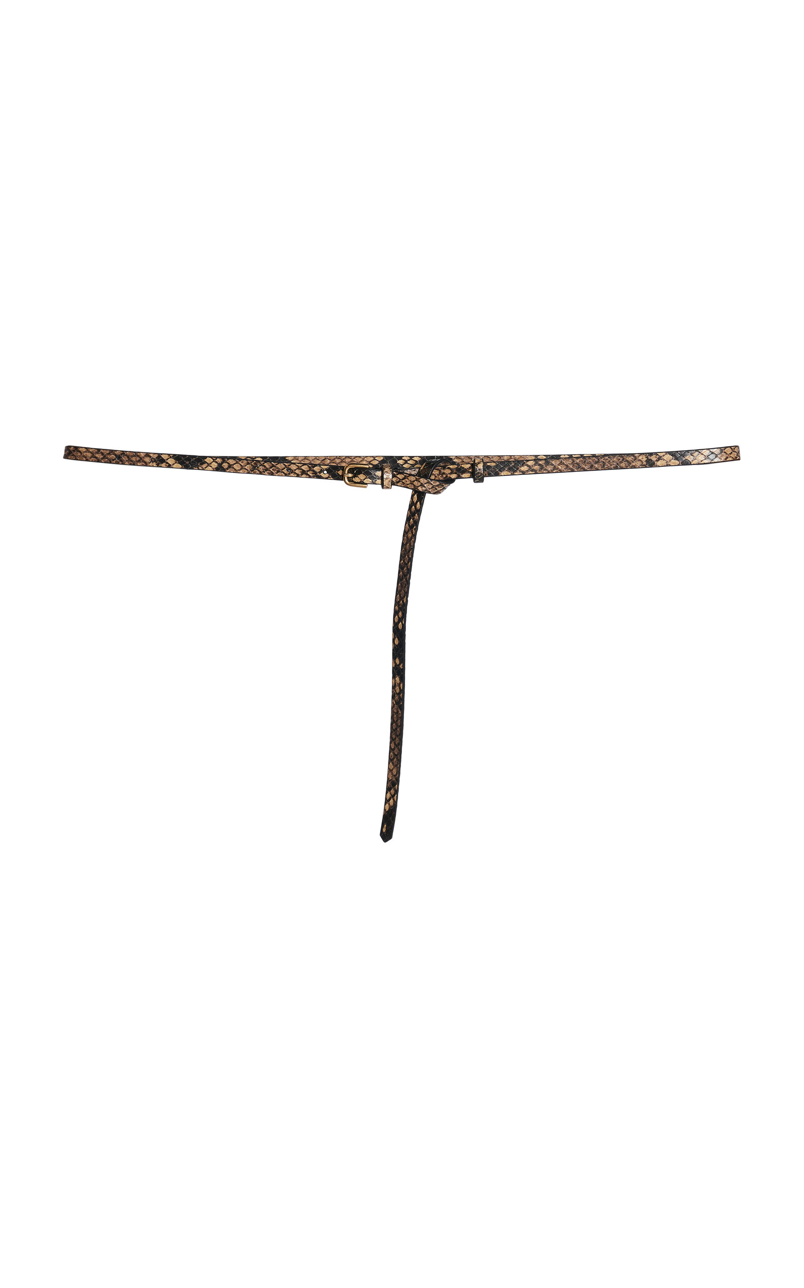 Dries Van Noten Leather Belt In Brown