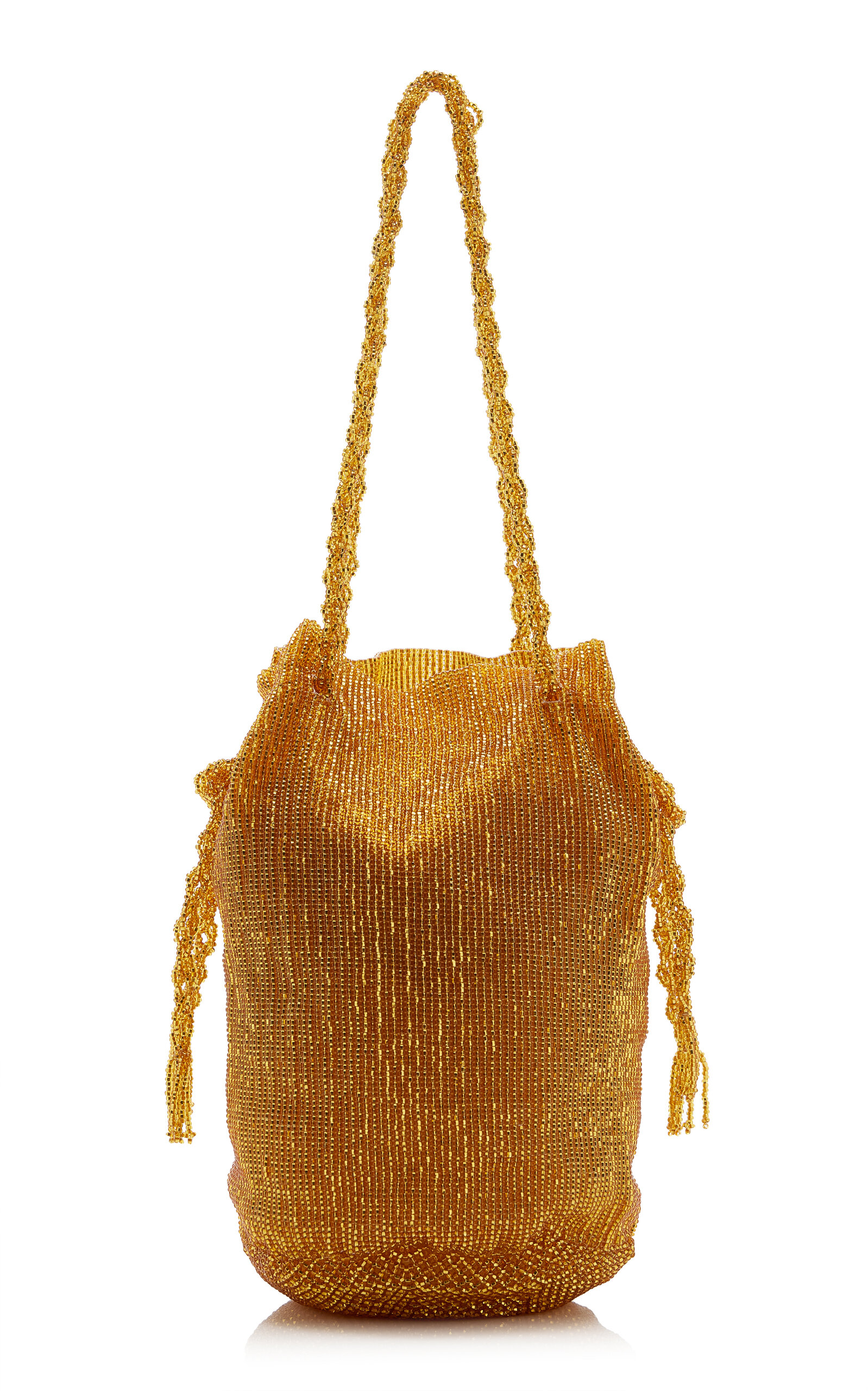 Pura Utz - Exclusive Rope Beaded Pouch - Gold - OS - Moda Operandi