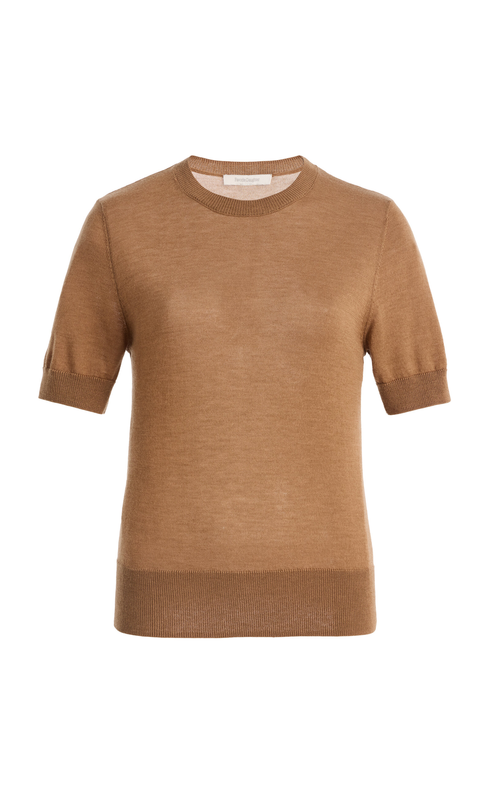 Favorite Daughter - The Good Sport Wool Top - Brown - L - Moda Operandi