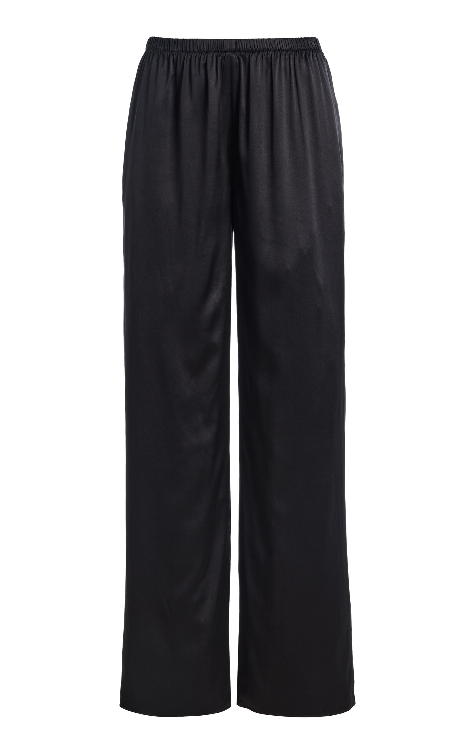 Favorite Daughter - The Everything Silk-Blend Wide-Leg Pants - Black - XS - Moda Operandi