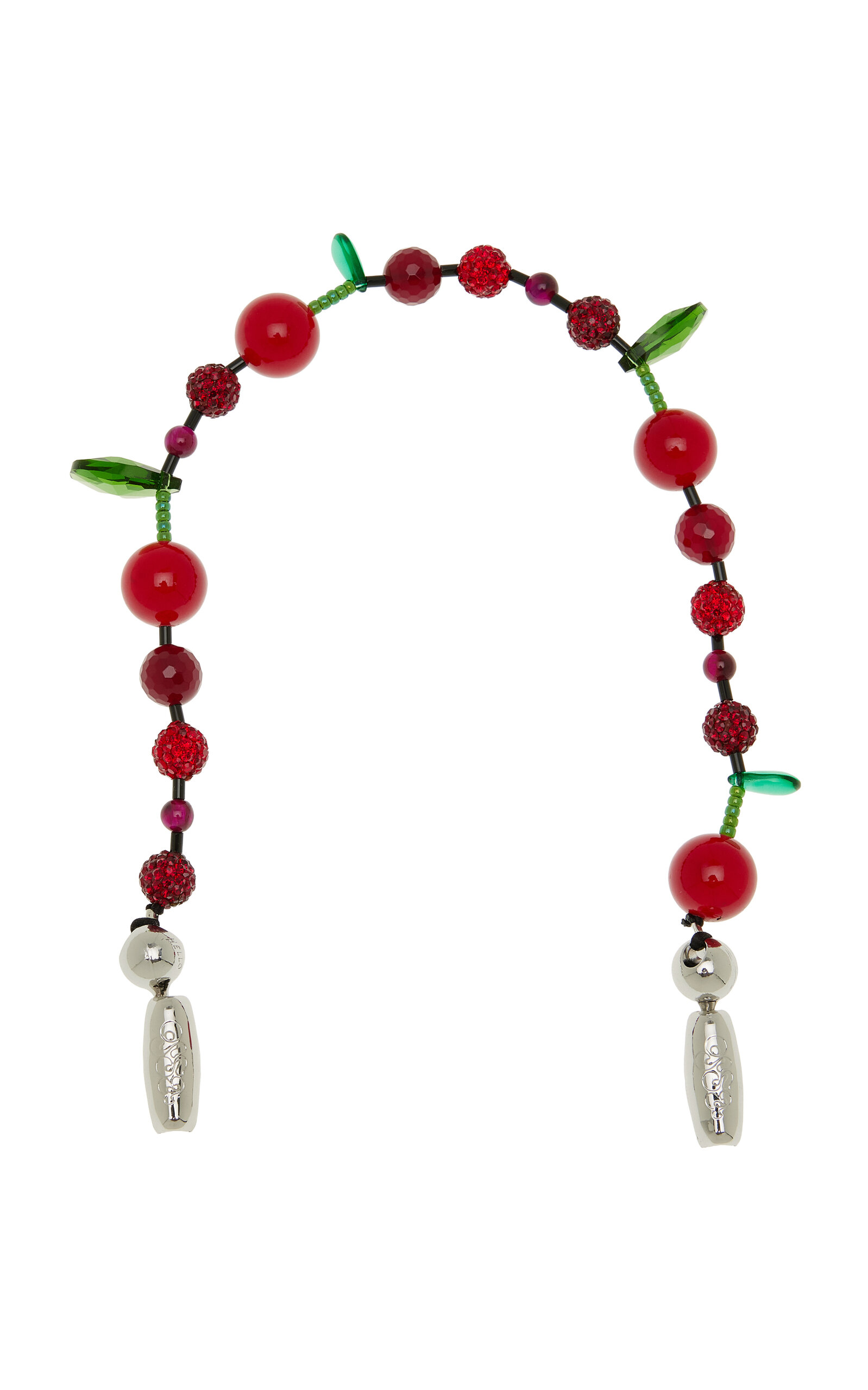 Ossa - Cherry Phone Strap Wristlet - Red - OS - Moda Operandi