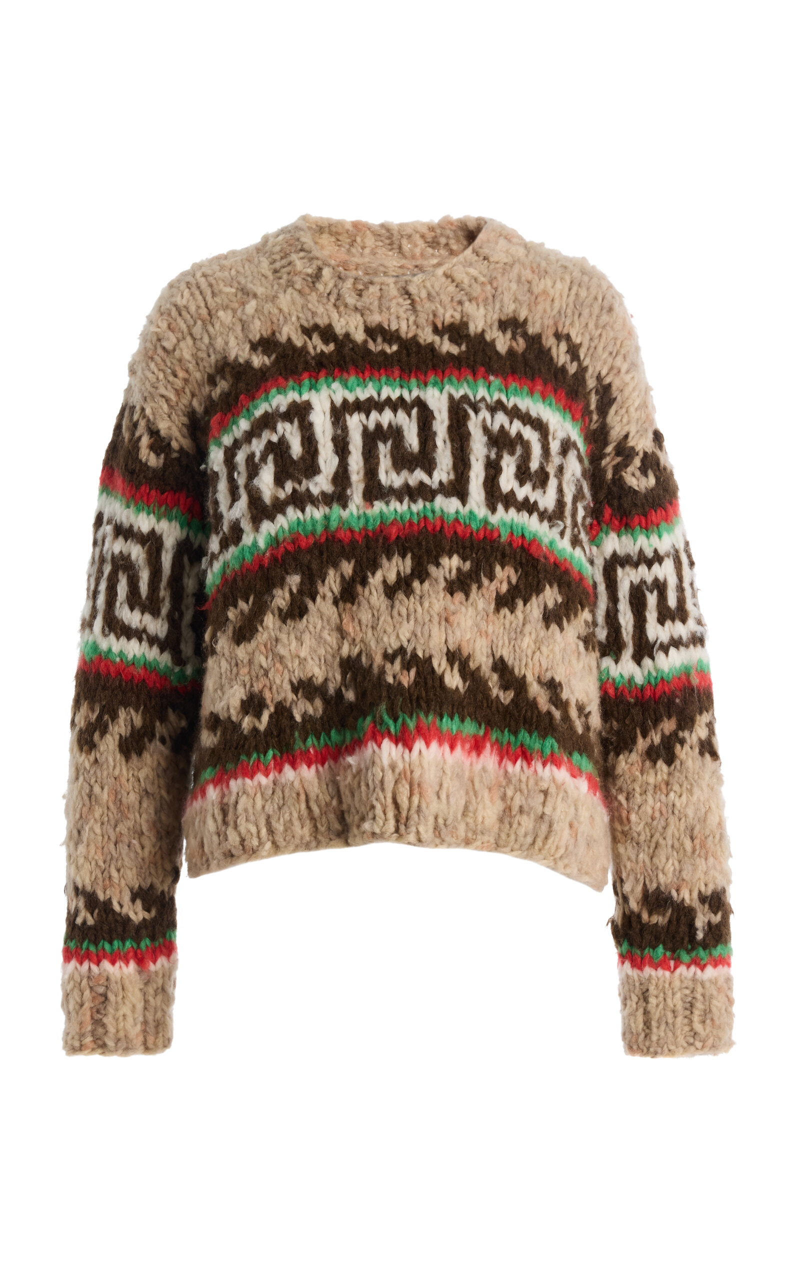 Suzie Kondi - Sazan Jooshi Hand-Knit Cashmere Sweater - Brown - M - Moda Operandi