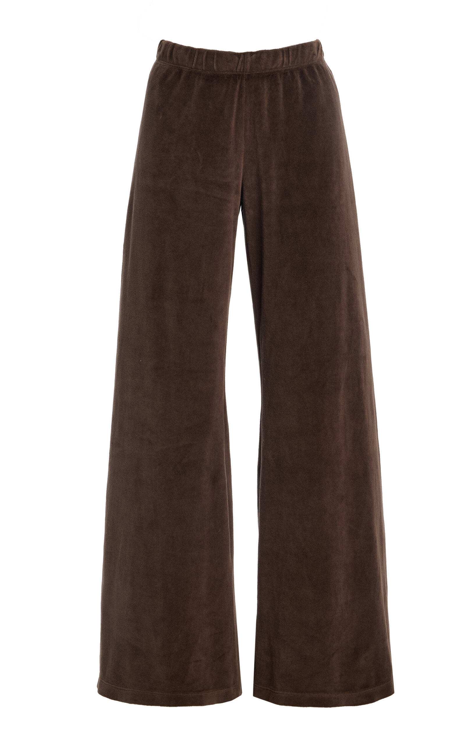 Suzie Kondi Zephyra Velour Straight-Leg Pants - Moda Operandi