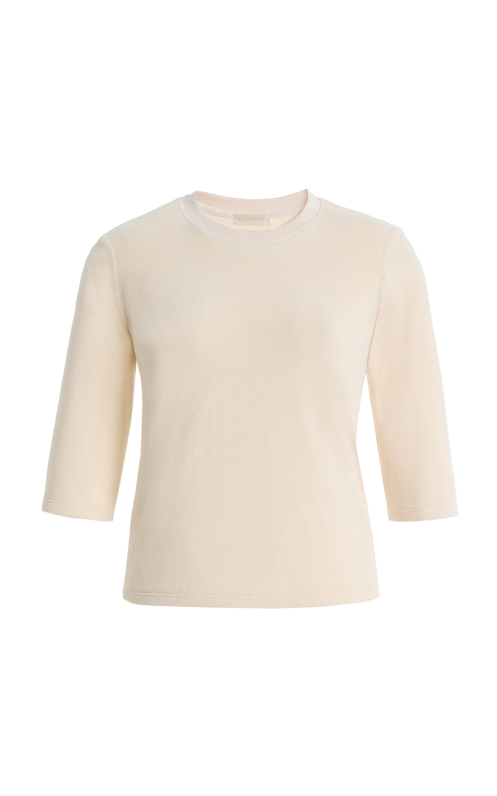 Suzie Kondi - Corfu Velour Top - Ivory - S - Moda Operandi