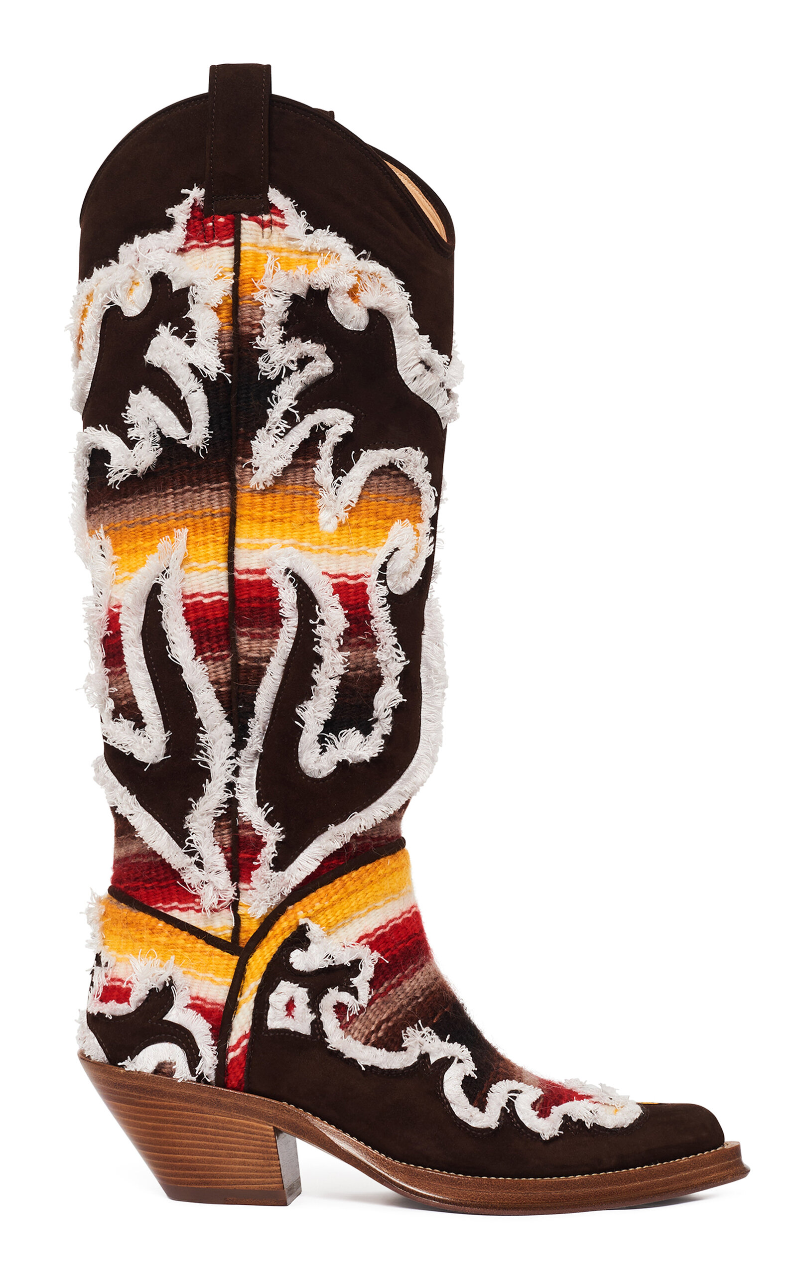 Gabriela Hearst Capitana X Josh Tafoya Boot In Brown