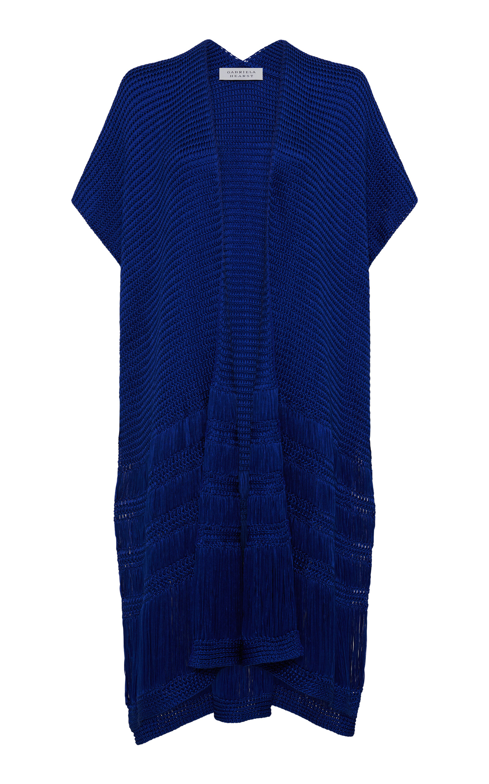 Gabriela Hearst Gala Runa Silk Wrap In Blue