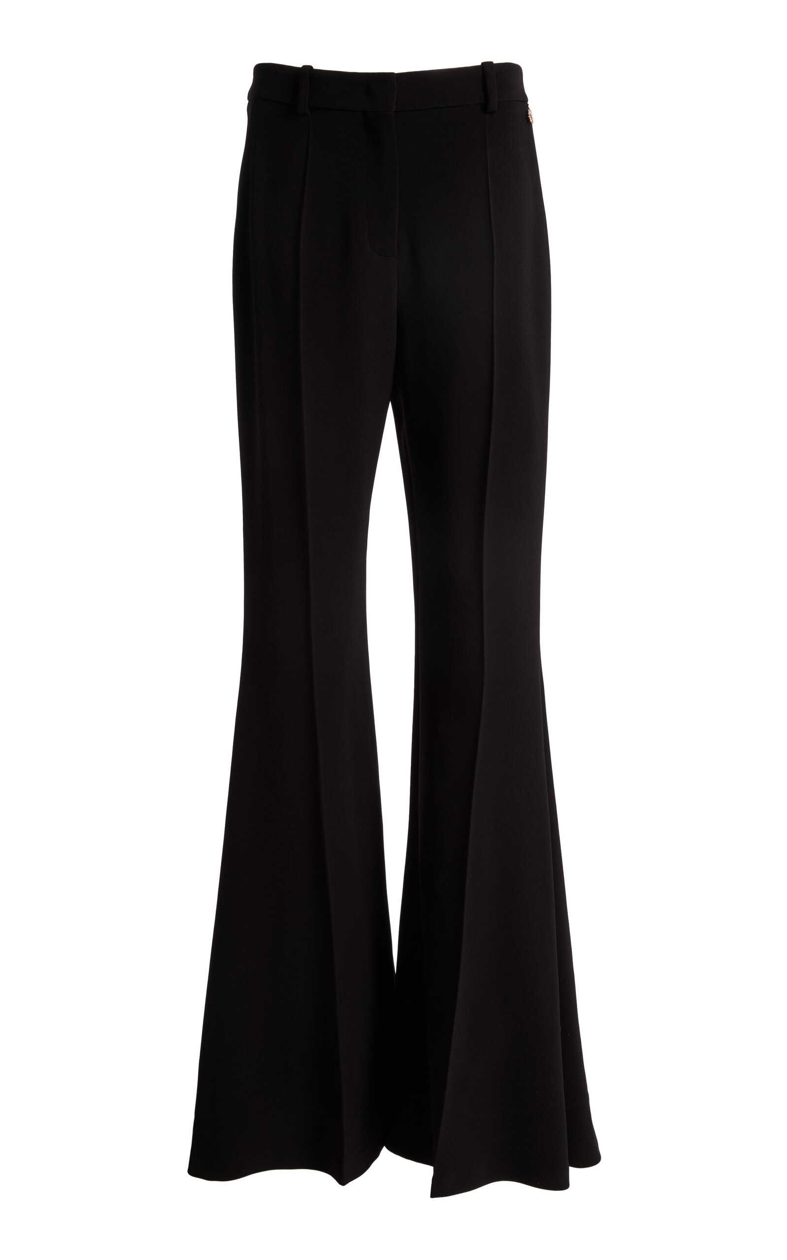 Zuhair Murad Light Cady Maxi Flared Bottoms/Pants - Moda Operandi