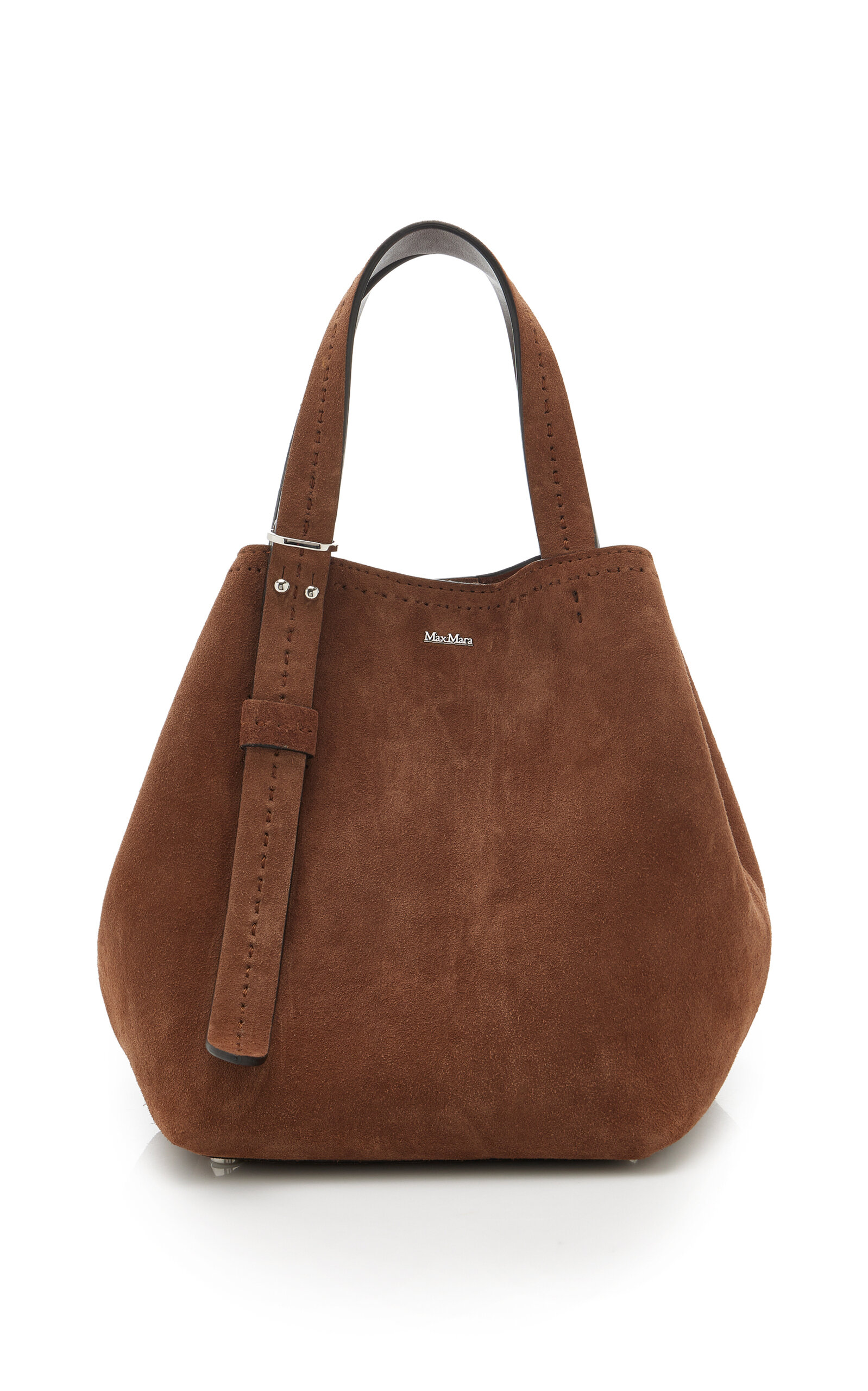 Max Mara – XS Archetipo Leather Bag – Brown – OS – Moda Operandi