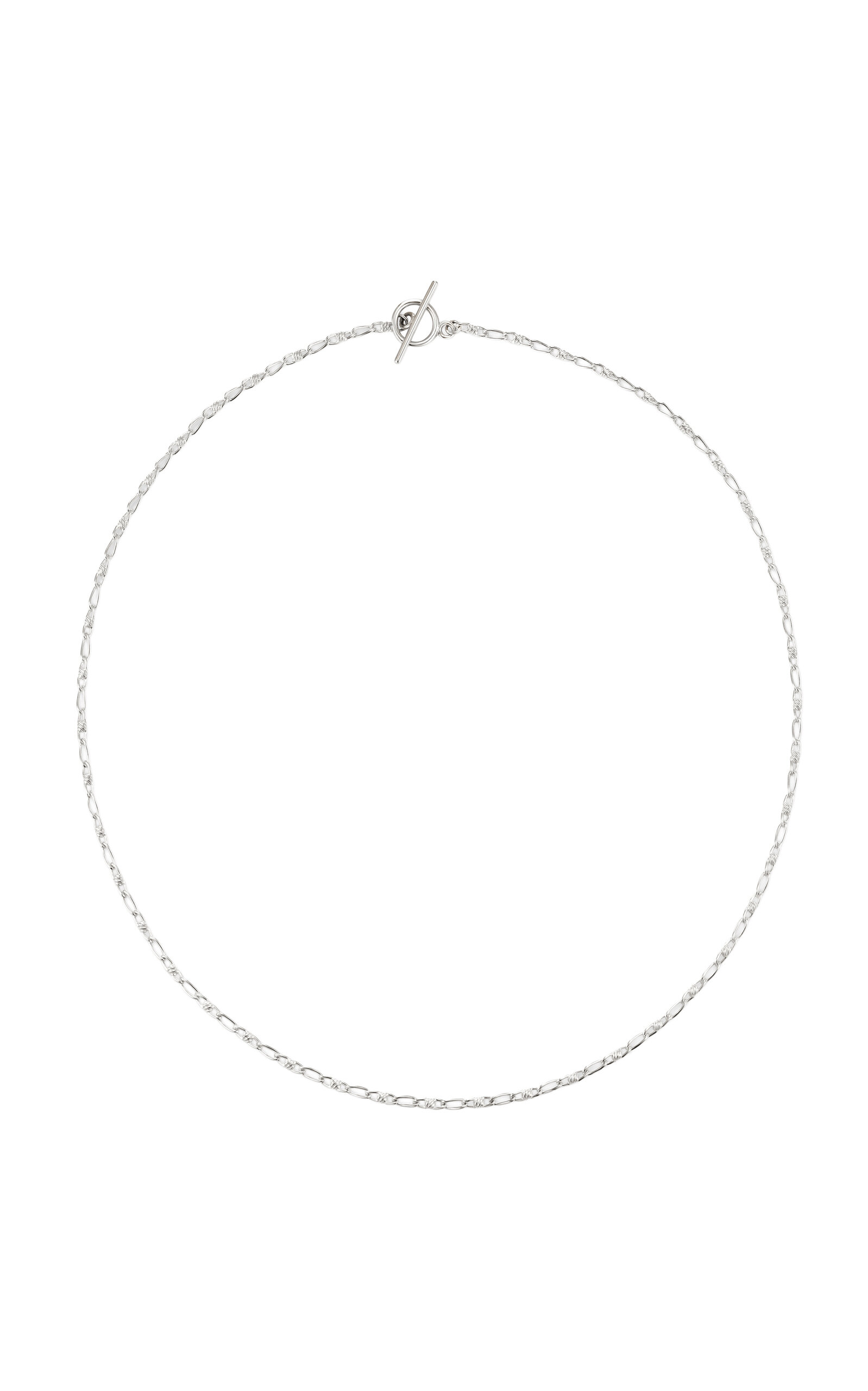AGMES - Small Theo Sterling SIlver Necklace - Silver - OS - Moda Operandi - Gifts For Her