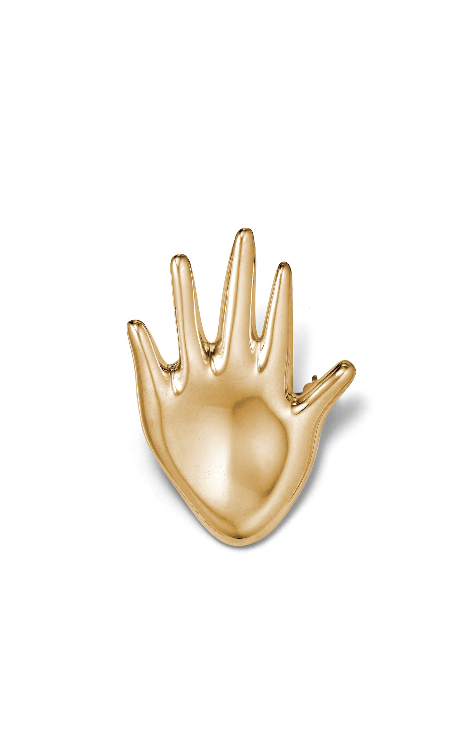 AGMES - Small Dalí Gold Vermeil Brooch - Gold - OS - Moda Operandi