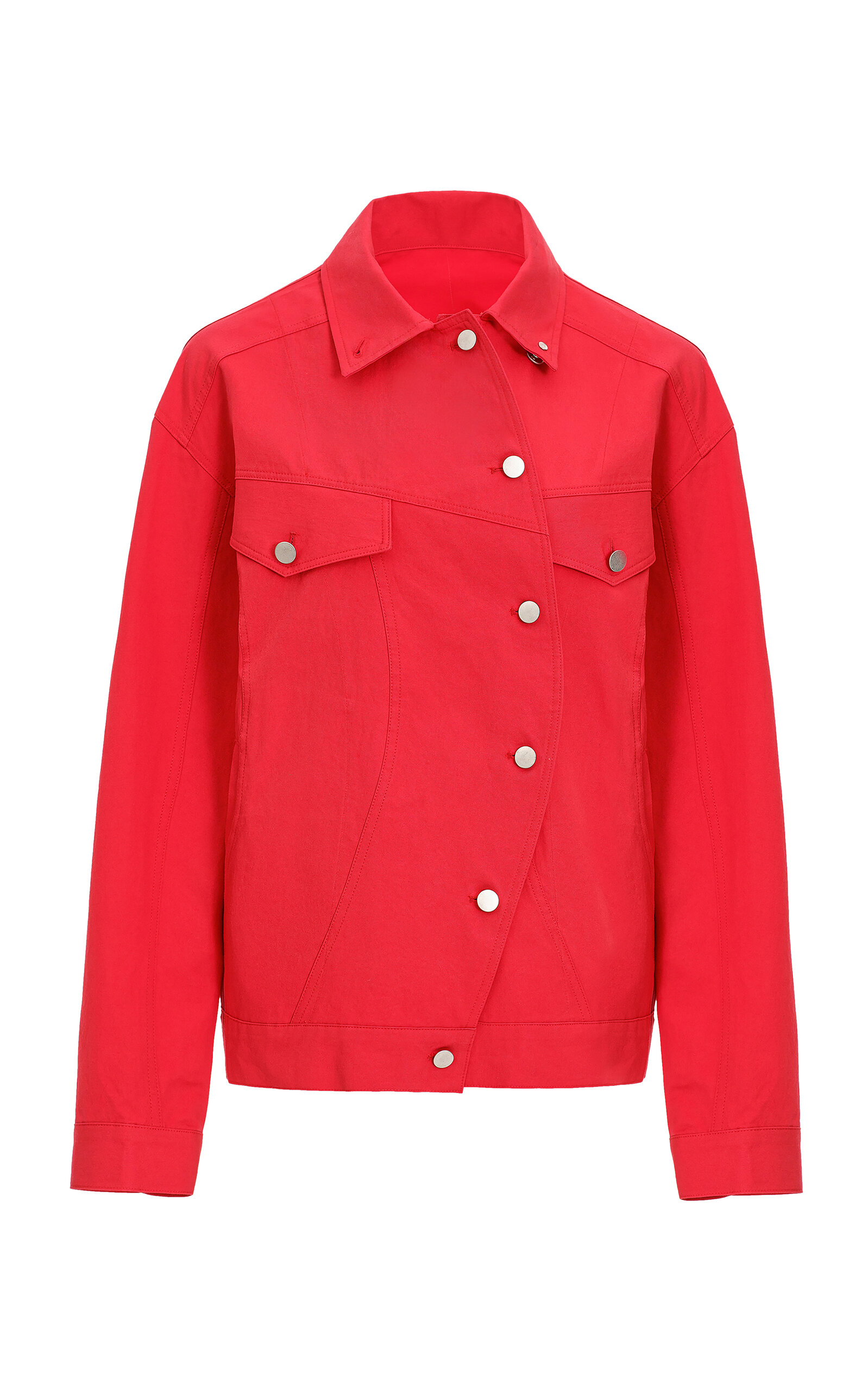 Source Unknown Camden Cotton Trucker Jacket In Red