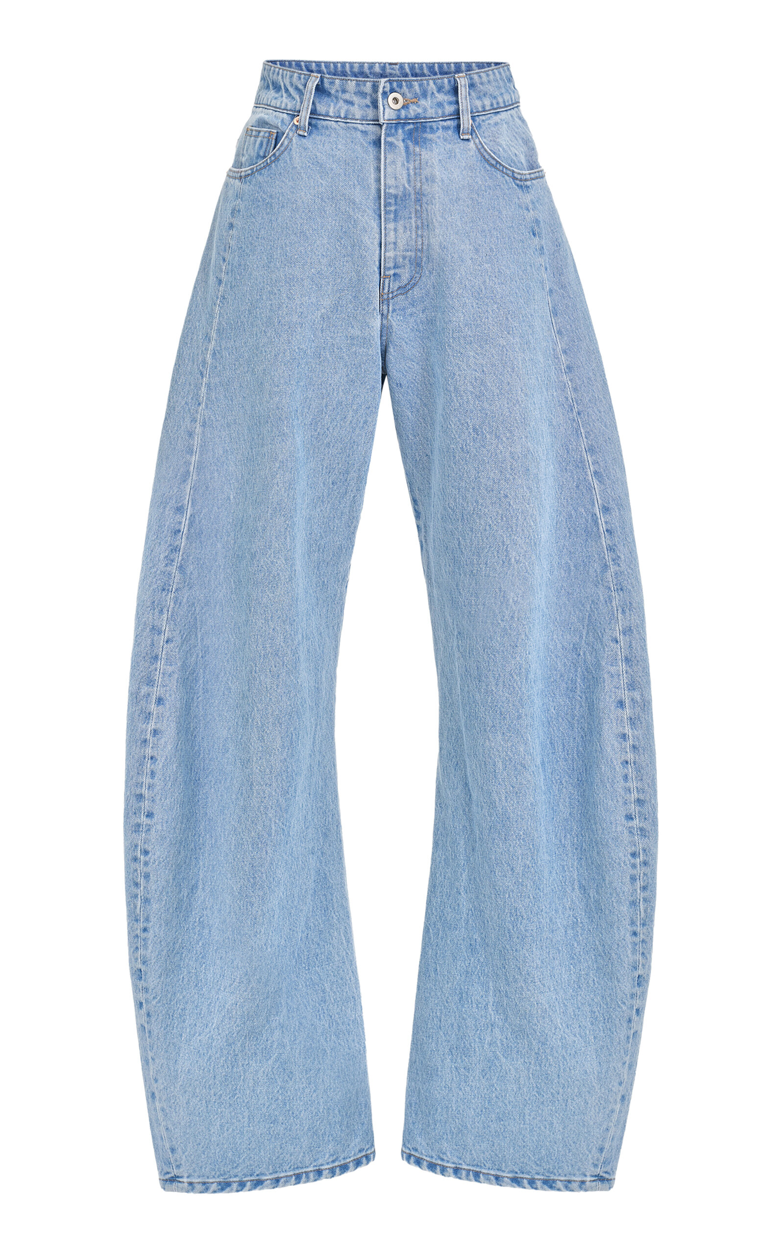 Source Unknown Elsy Barrel-leg Jeans In Blue