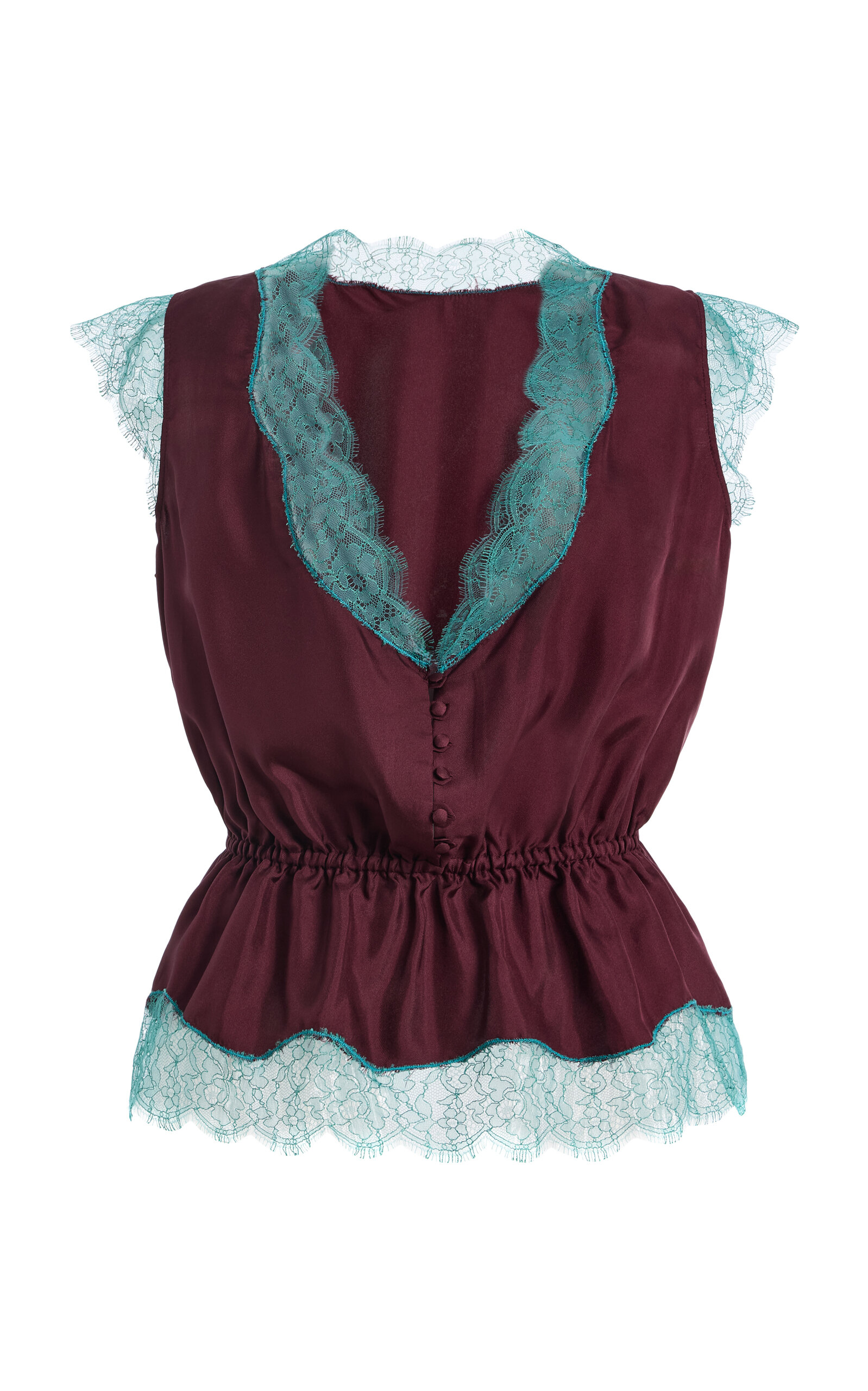 FRANÇOISE Lisette Silk Top - Moda Operandi