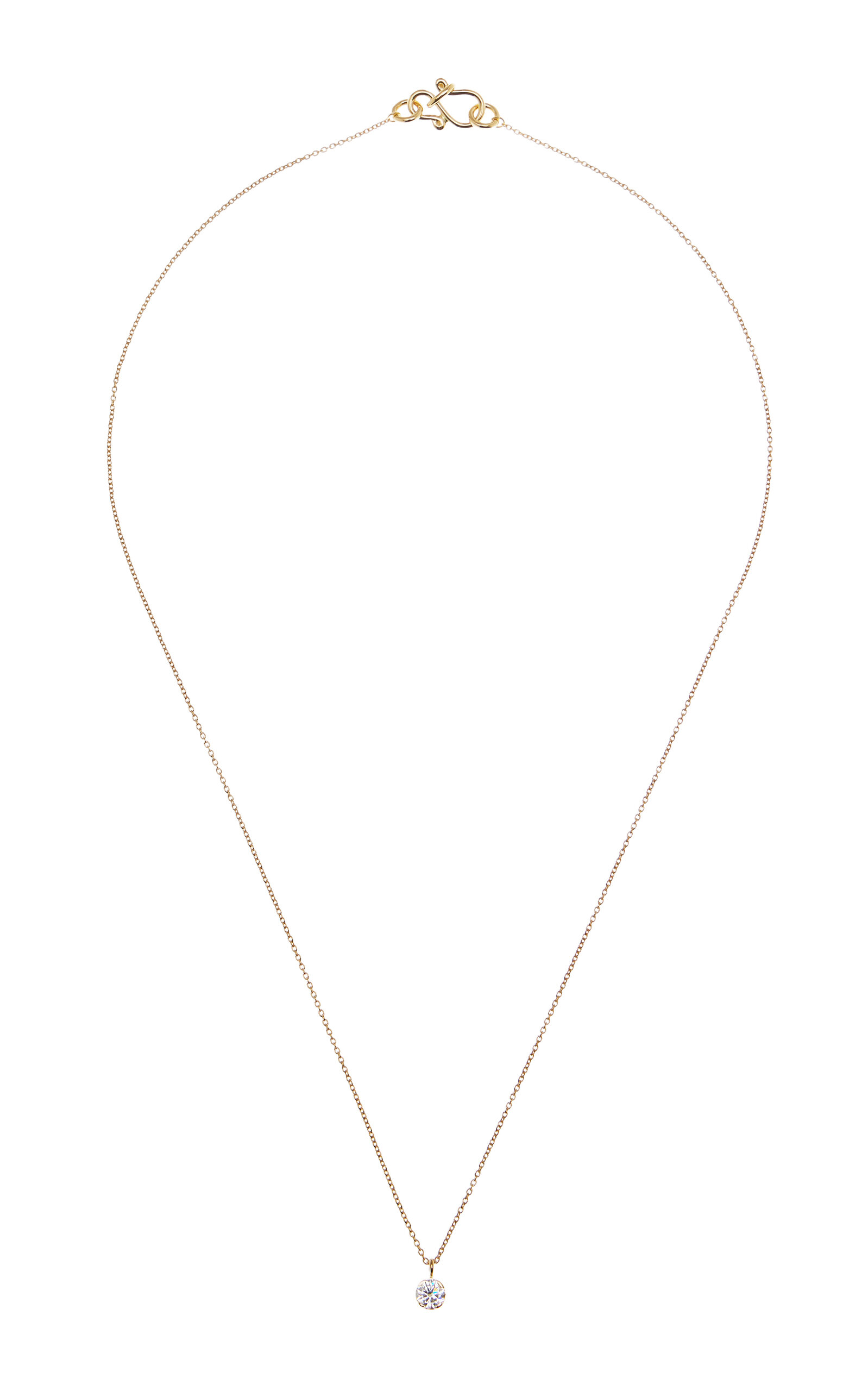 Sophie Bille Brahe - Lily Diamant Simple 18K Yellow Gold Necklace - Gold - OS - Moda Operandi - Gifts For Her