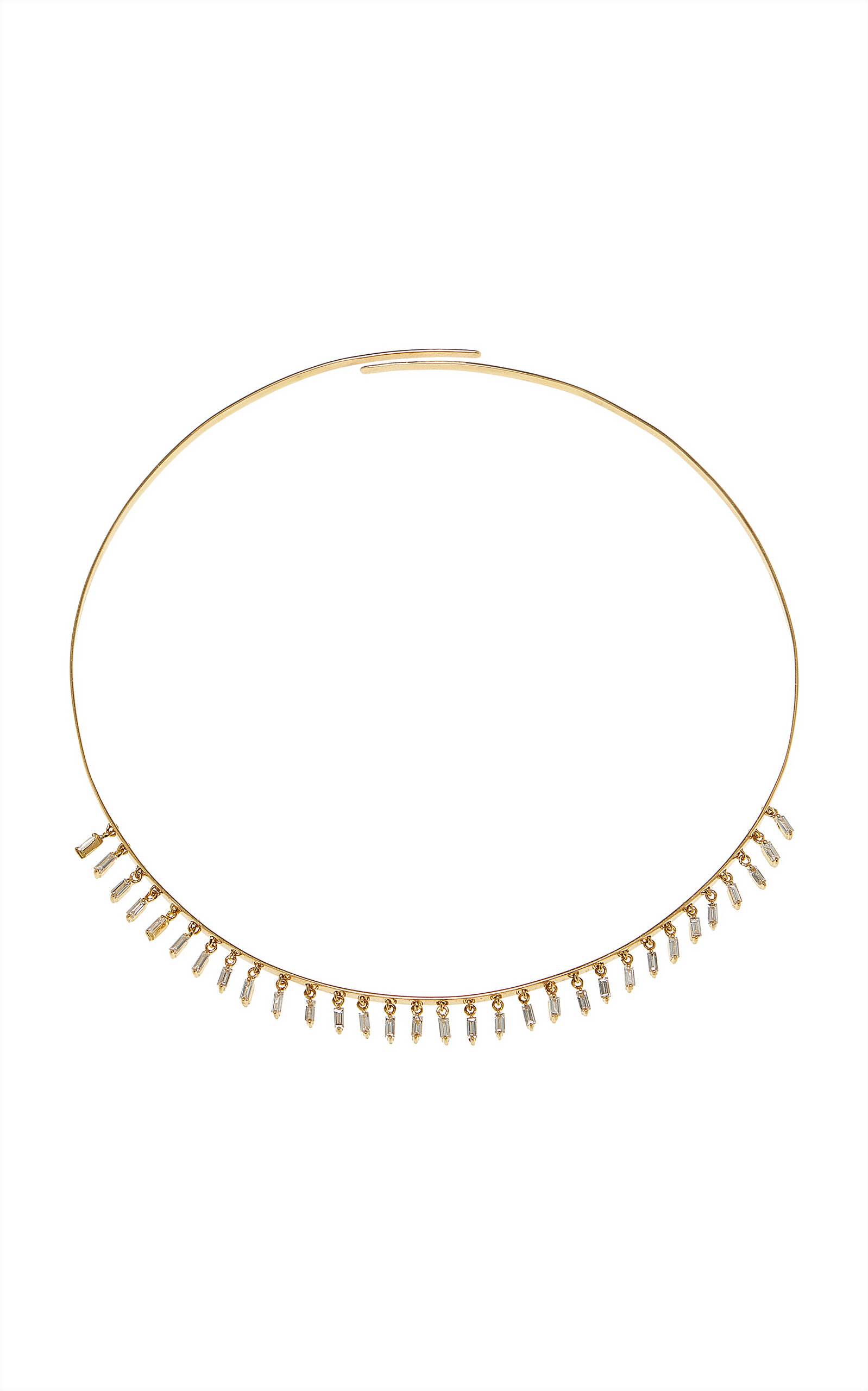 Suzanne Kalan - Dangling 18K Yellow Gold Diamond Necklace - Gold - OS - Moda Operandi - Gifts For Her
