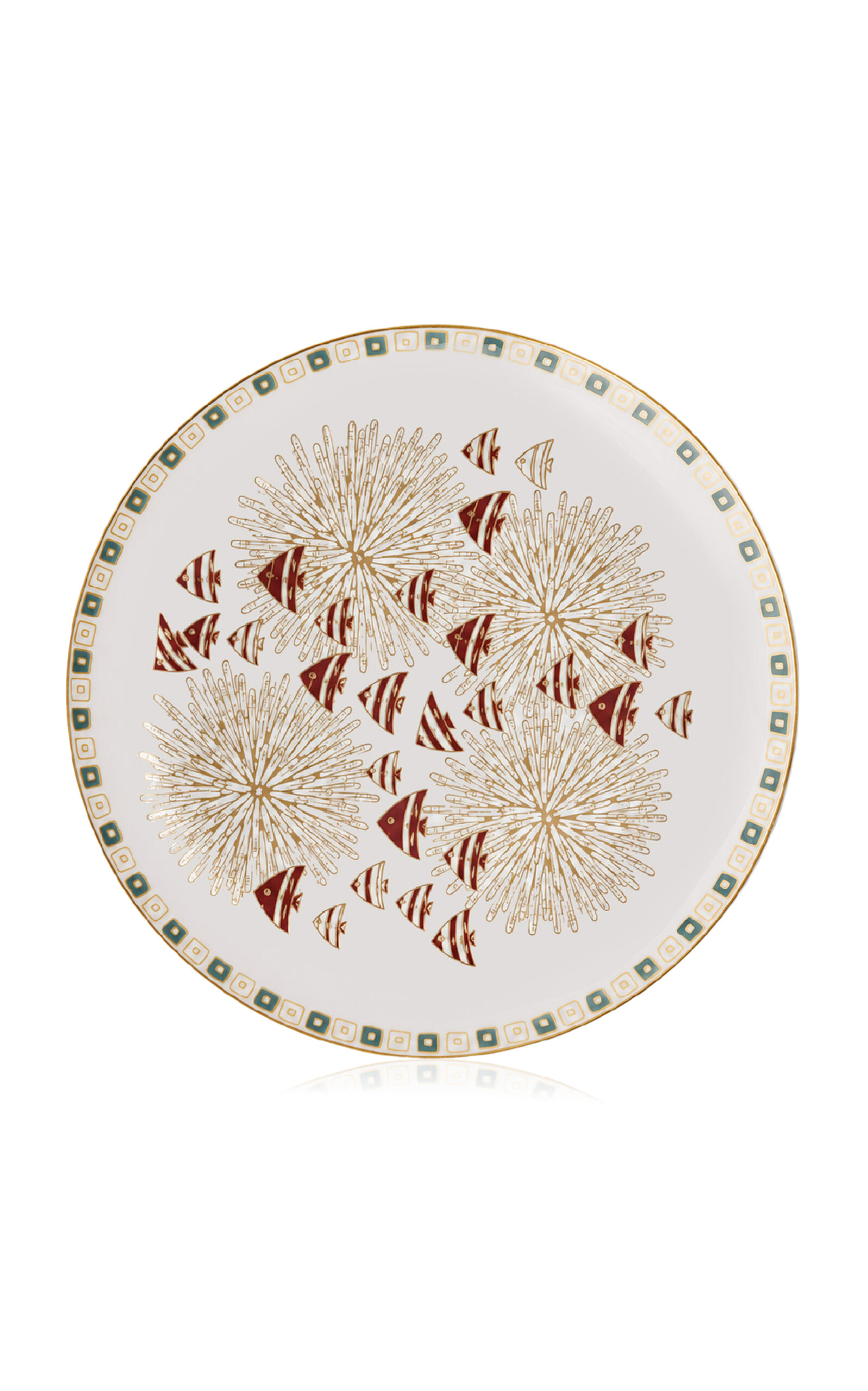 Ascher - Dessert Plate Sous Les Palmes - Multi