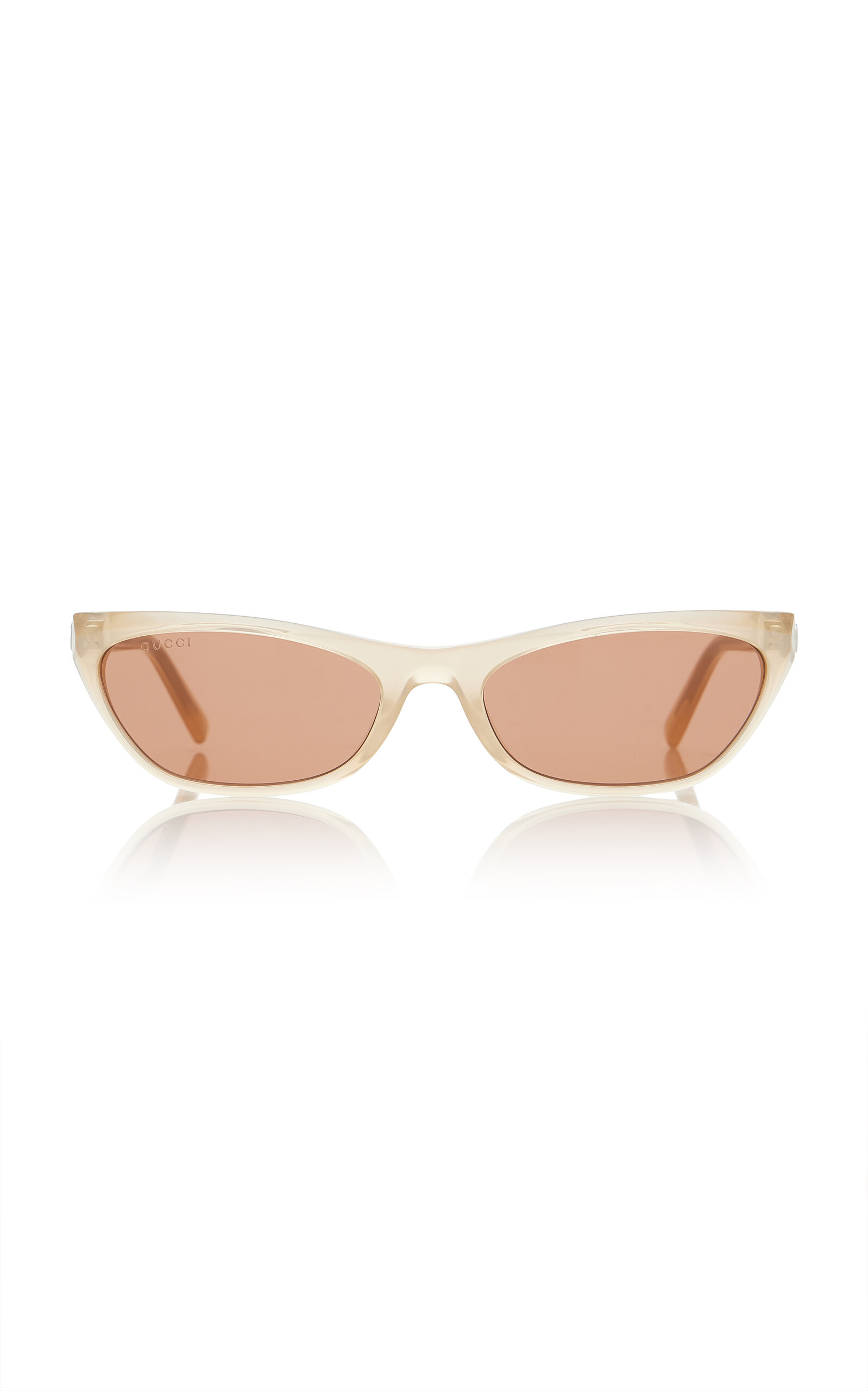 Gucci - Cat-Eye Acetate Sunglasses - Ivory - OS - Moda Operandi