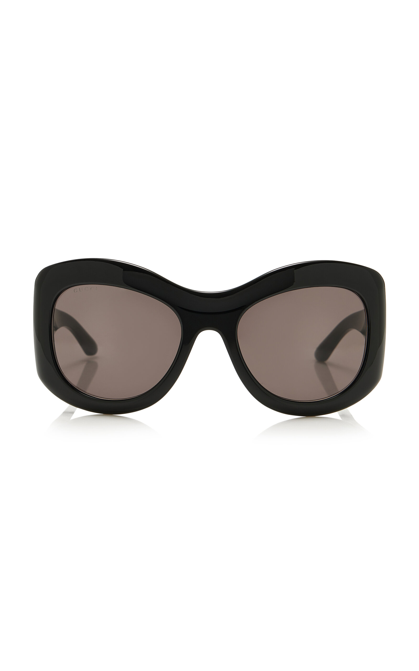 Gucci - Square-Framed Acetate Sunglasses - Black - OS - Moda Operandi