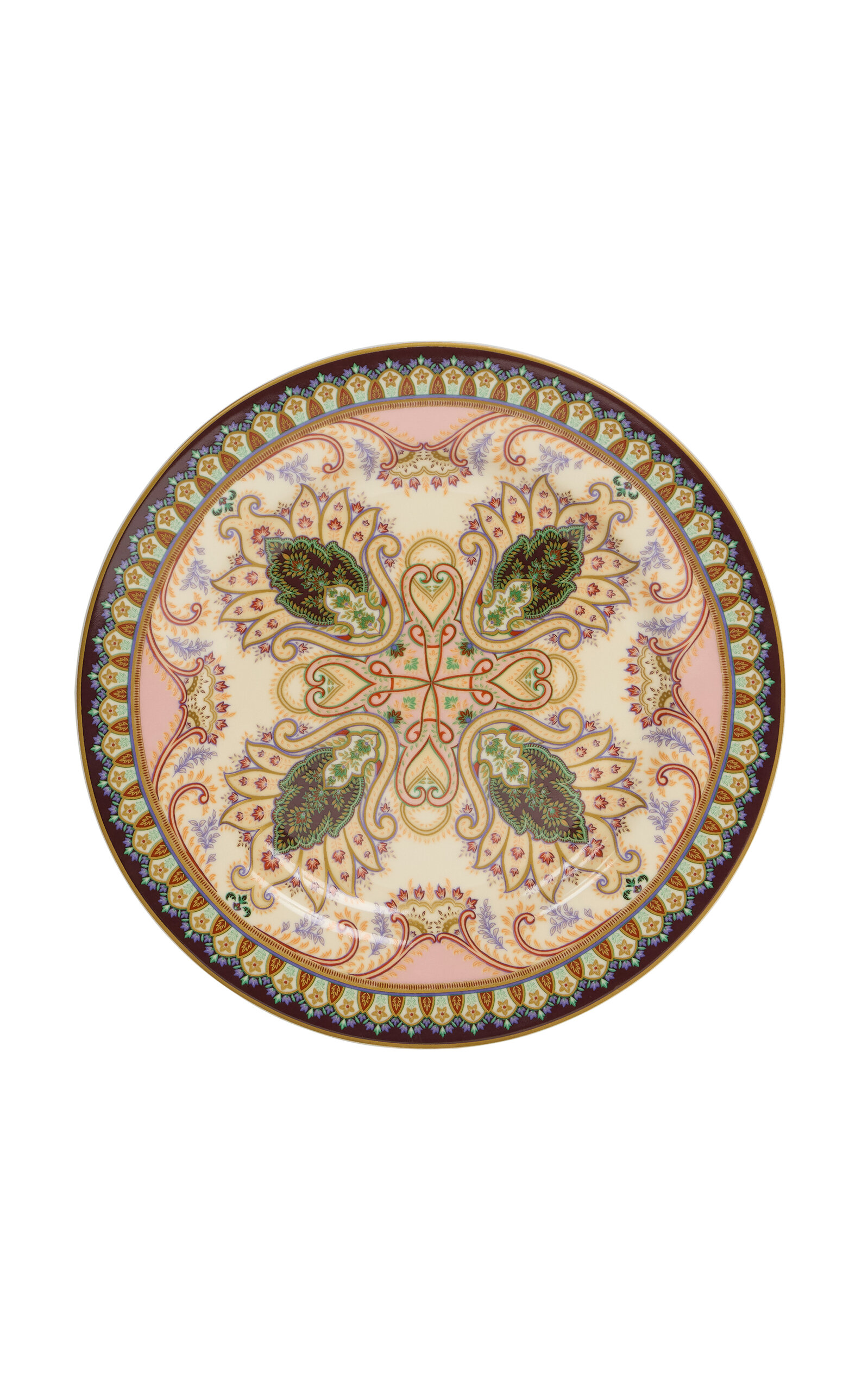 Etro Home - Thistle Decorative Plate; Set By 2 - Purple