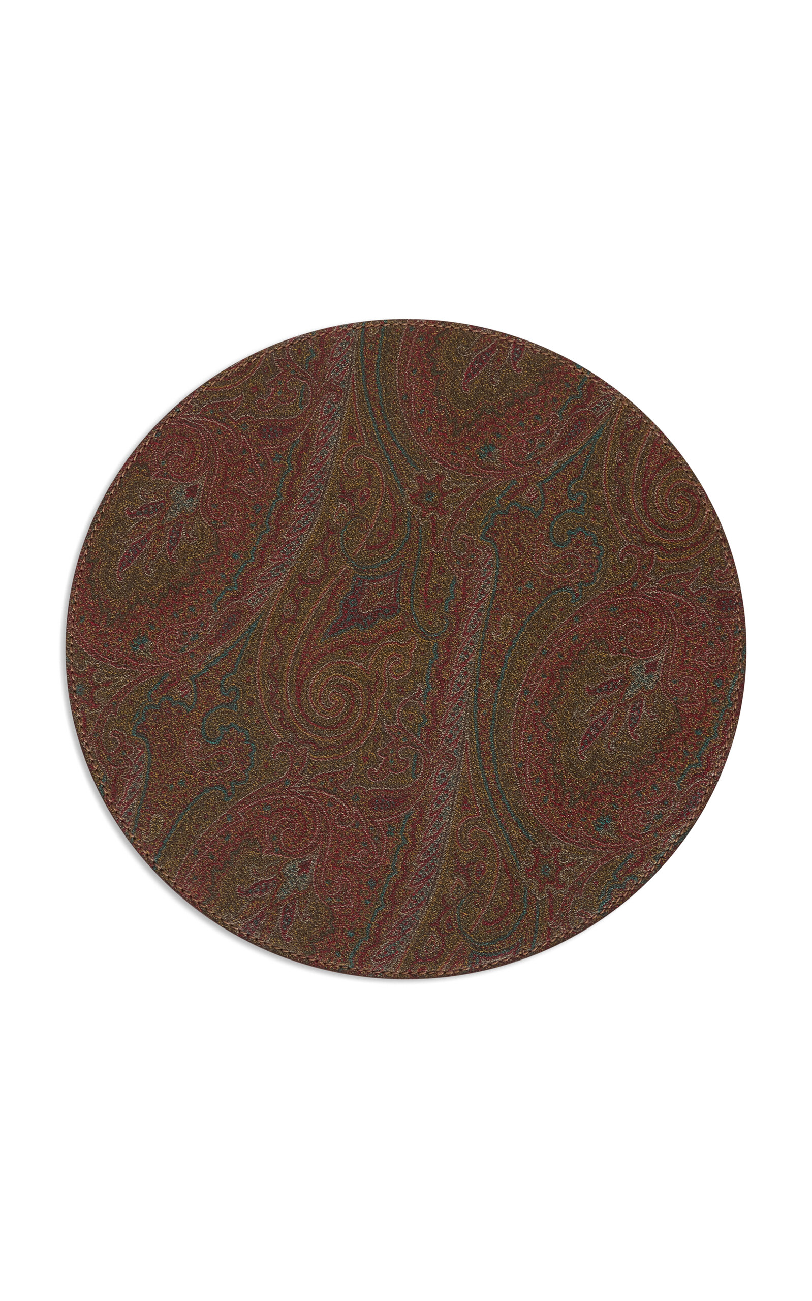 Etro Home - Arnica Round Underplate; Set By 2 - Print