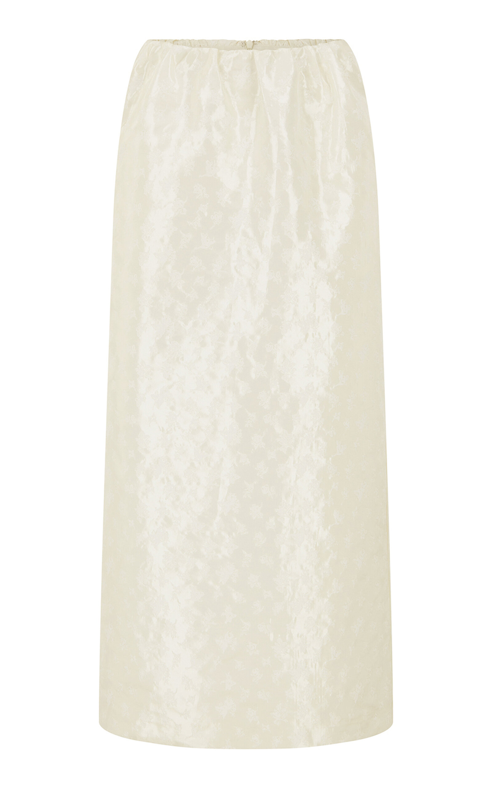 Harris Tapper - Mies Embroidered Taffeta Maxi Skirt - Ivory - AU 6 - Moda Operandi