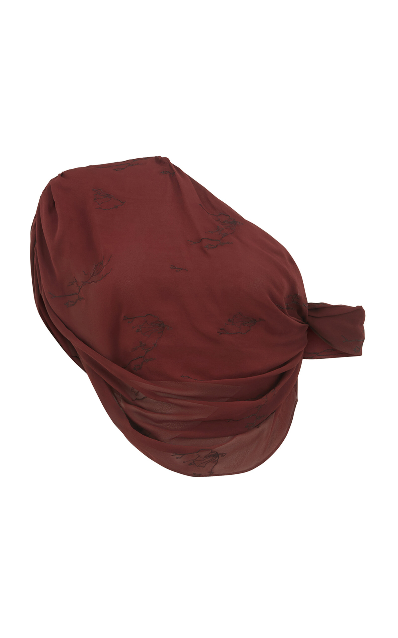 Harris Tapper - Exclusive Lucille Silk Top - Burgundy - AU 8 - Moda Operandi