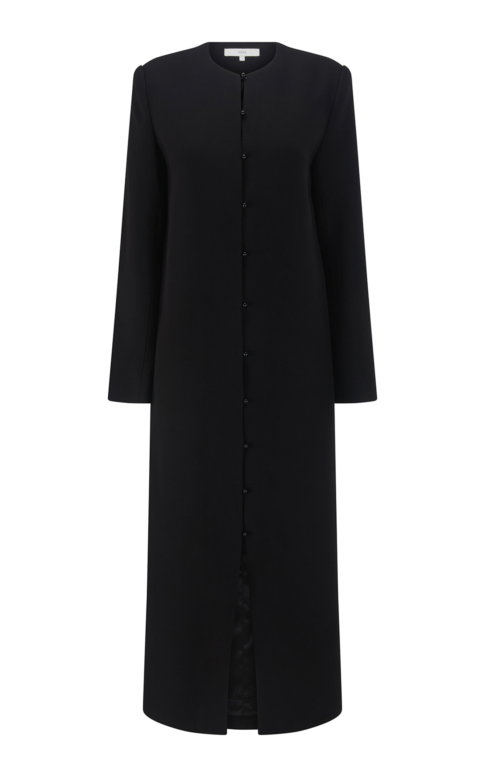 Harris Tapper Eileen Tencel-wool Coat In Black