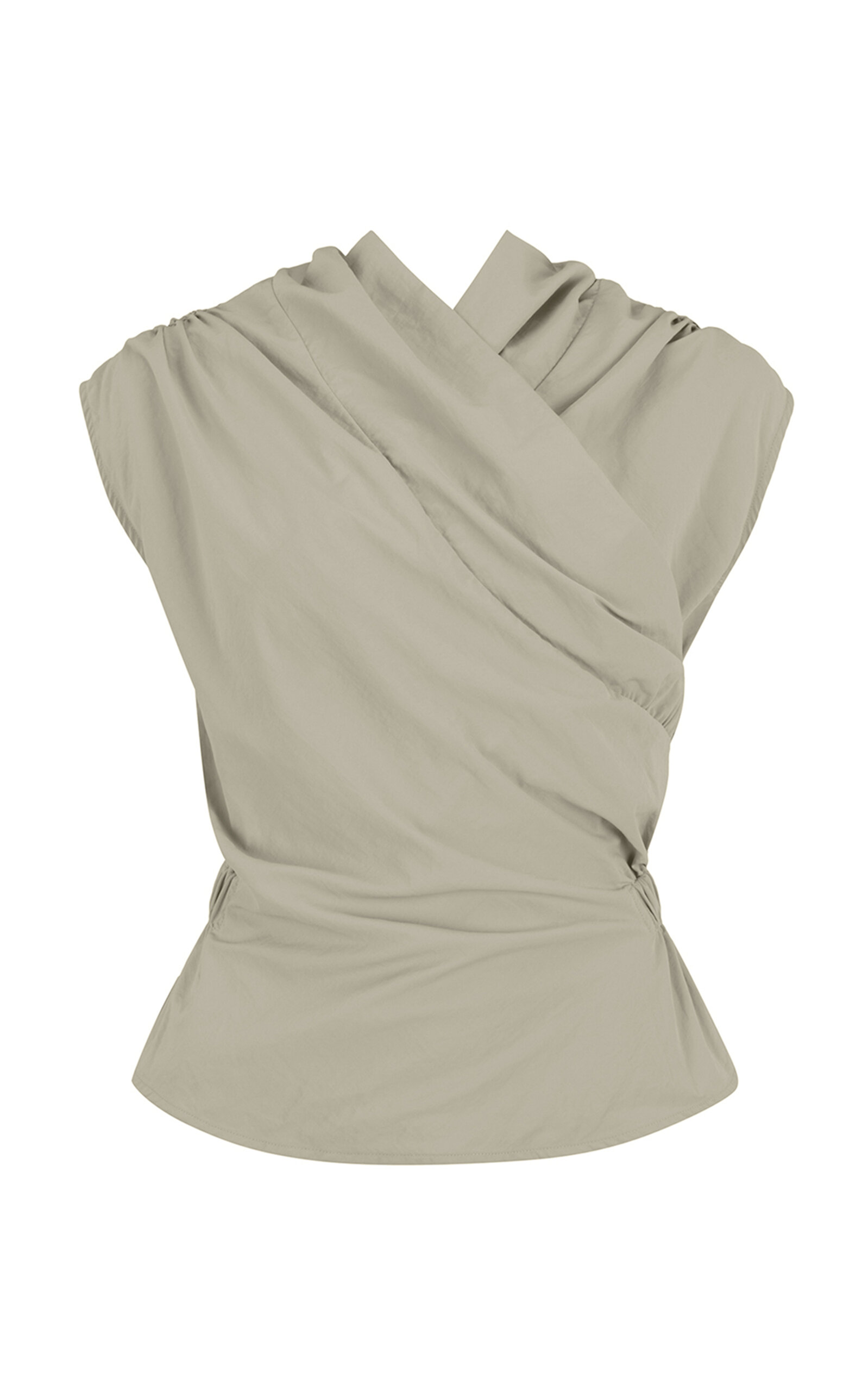 Harris Tapper - Chaimberlain Draped Top - Grey - AU 6 - Moda Operandi