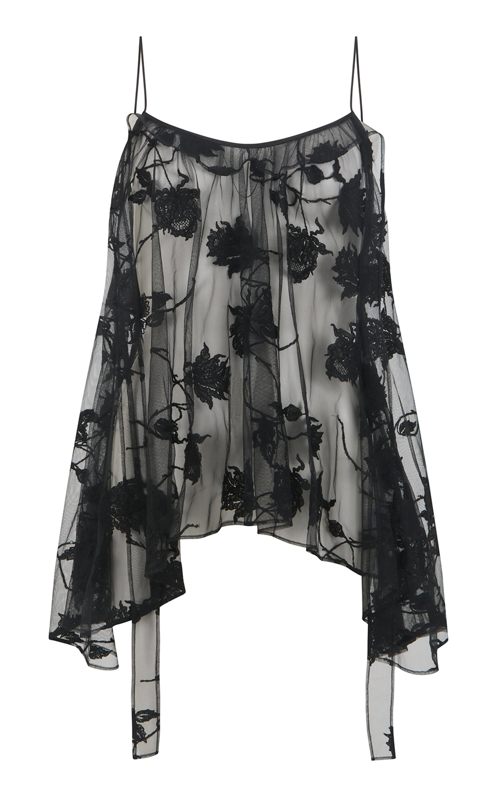 Harris Tapper - Exclusive Park Rose Tulle Top - Black - AU 12 - Moda Operandi