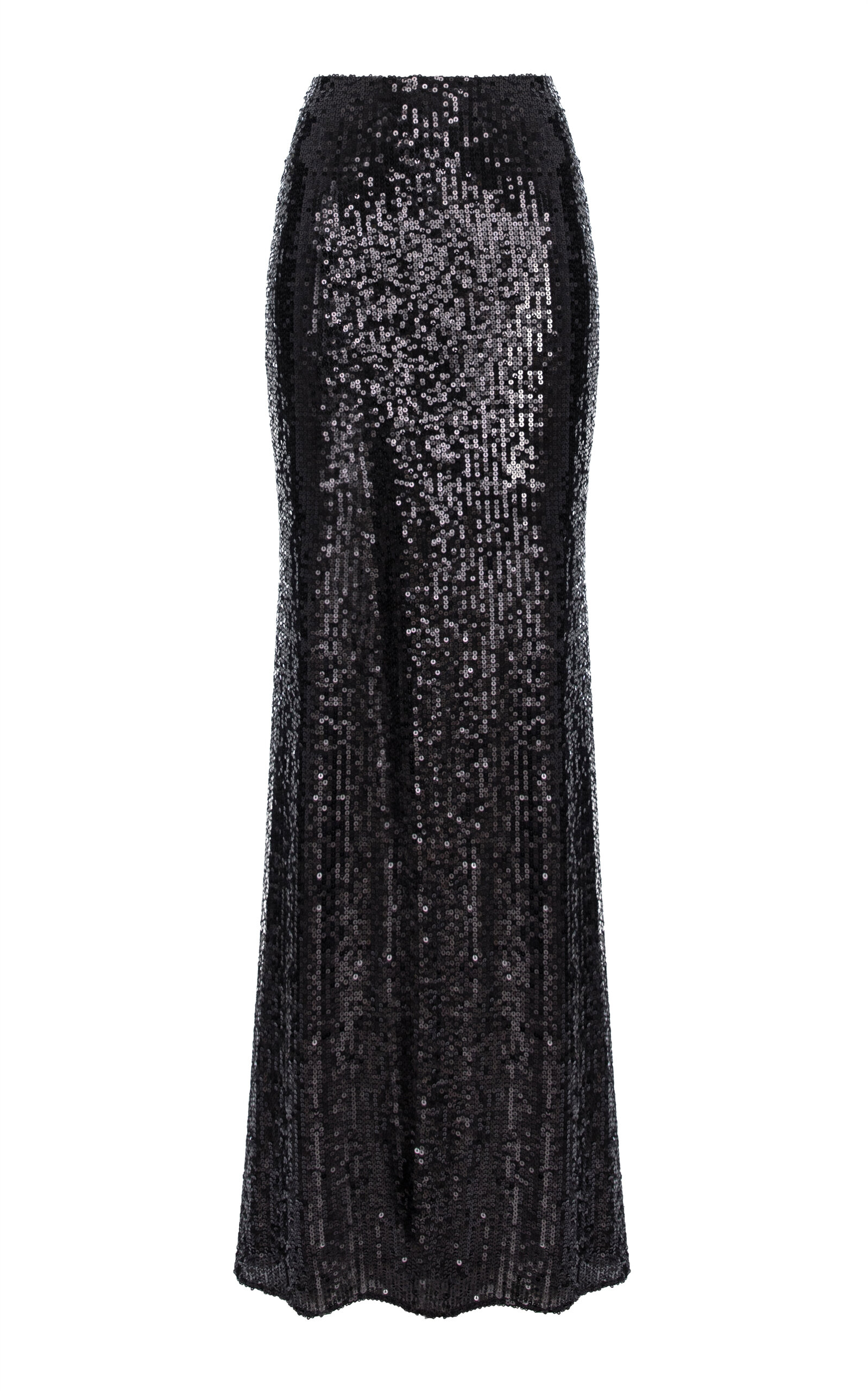 Aureliana Siren Sequin Maxi Skirt In Black