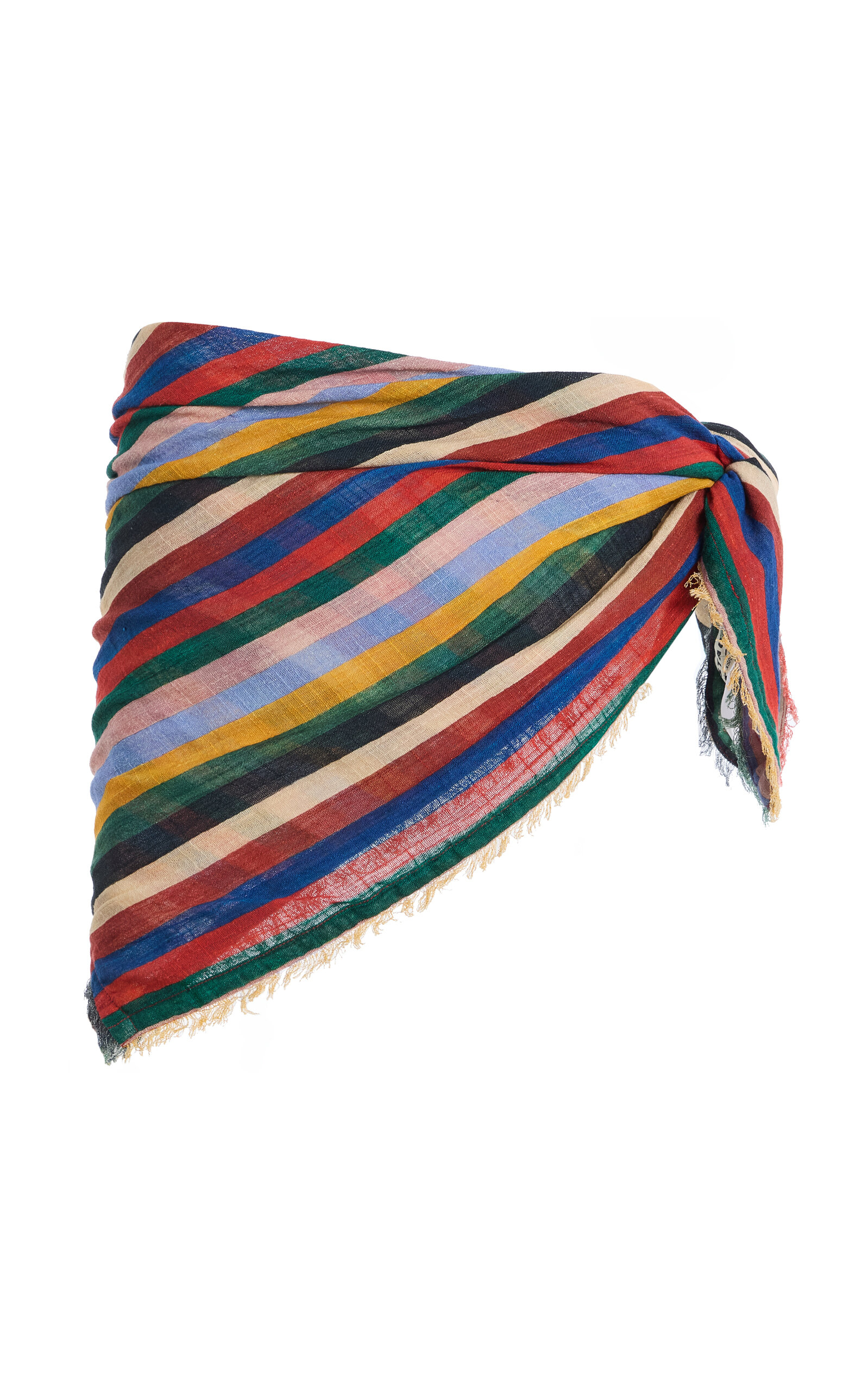 Staud Sonya Cotton Scarf In Multi
