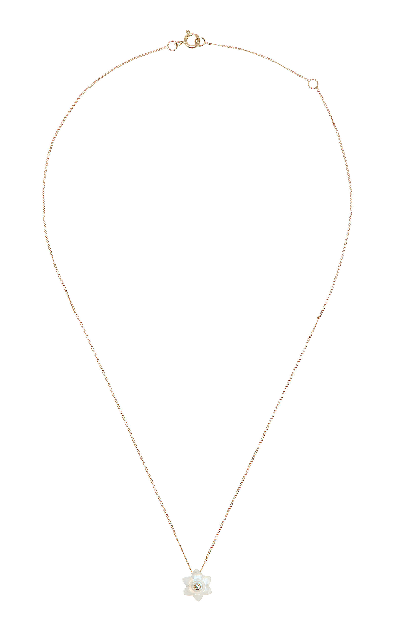 Pascale Monvoisin - Ida Gold Moonstone Necklace - Gold - OS - Moda Operandi - Gifts For Her