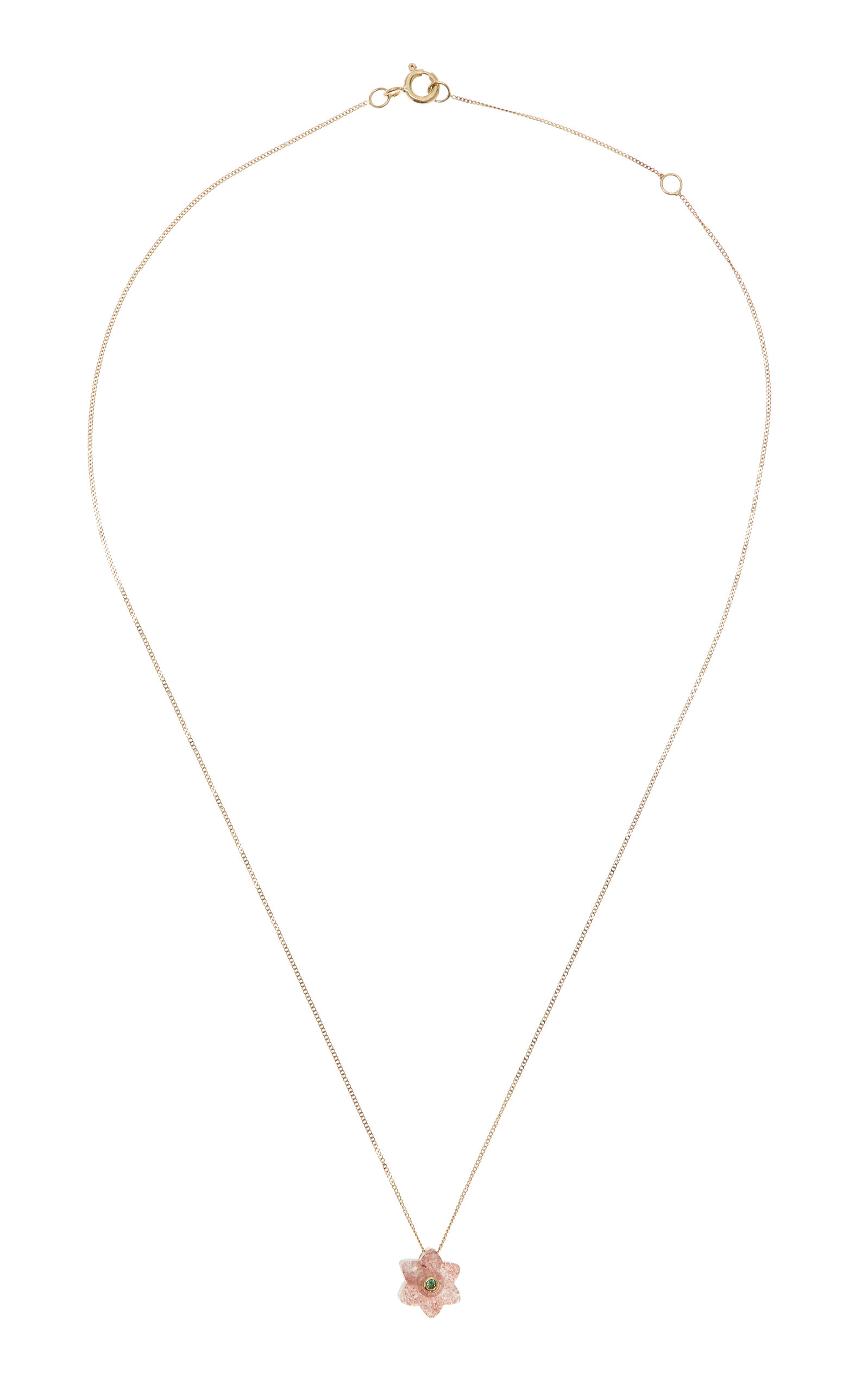 Pascale Monvoisin - Ida Quartz Necklace - Pink - OS - Moda Operandi - Gifts For Her
