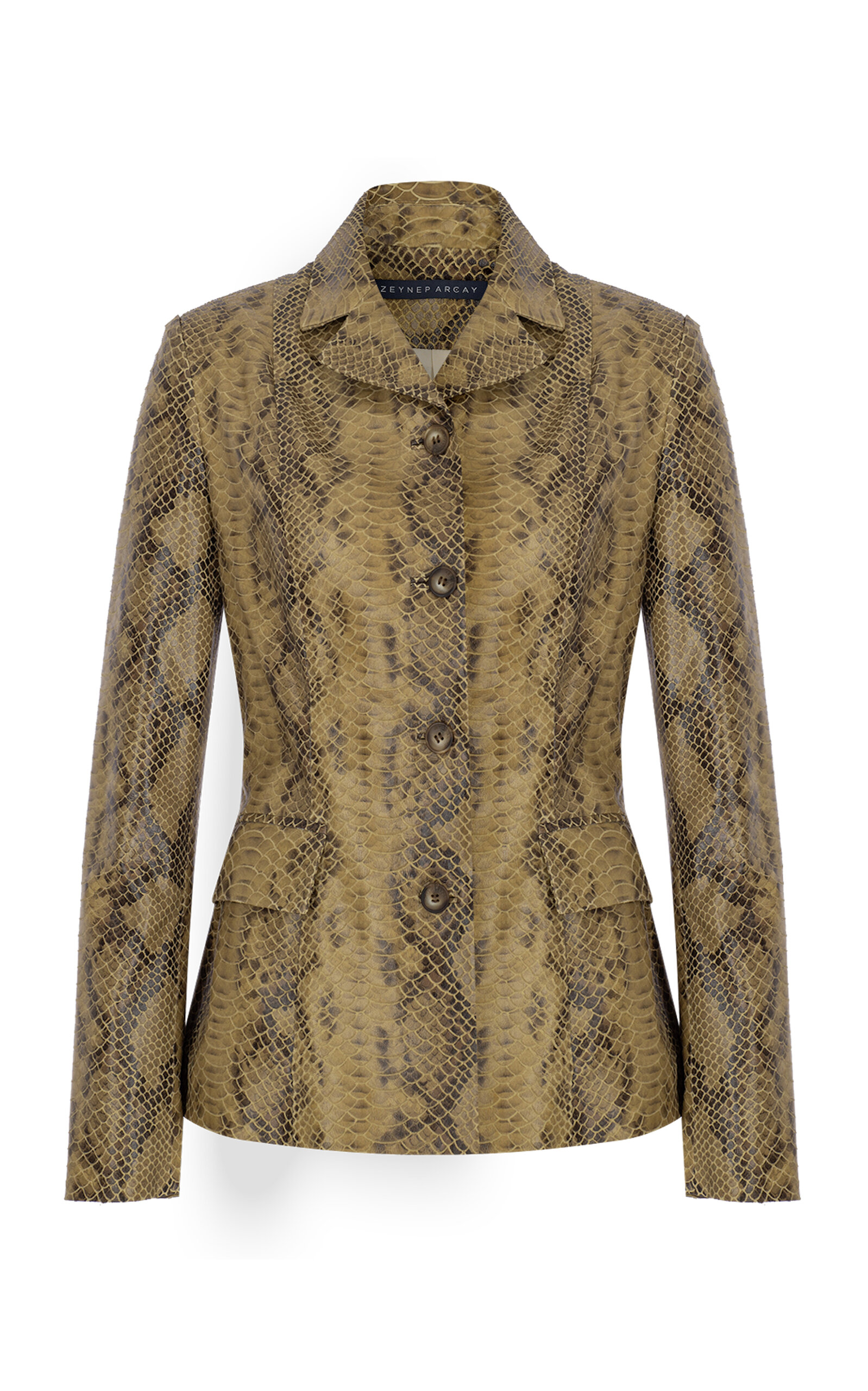 Zeynep Arcay Zeynep Arçay Vintage Leather Jacket In Animal