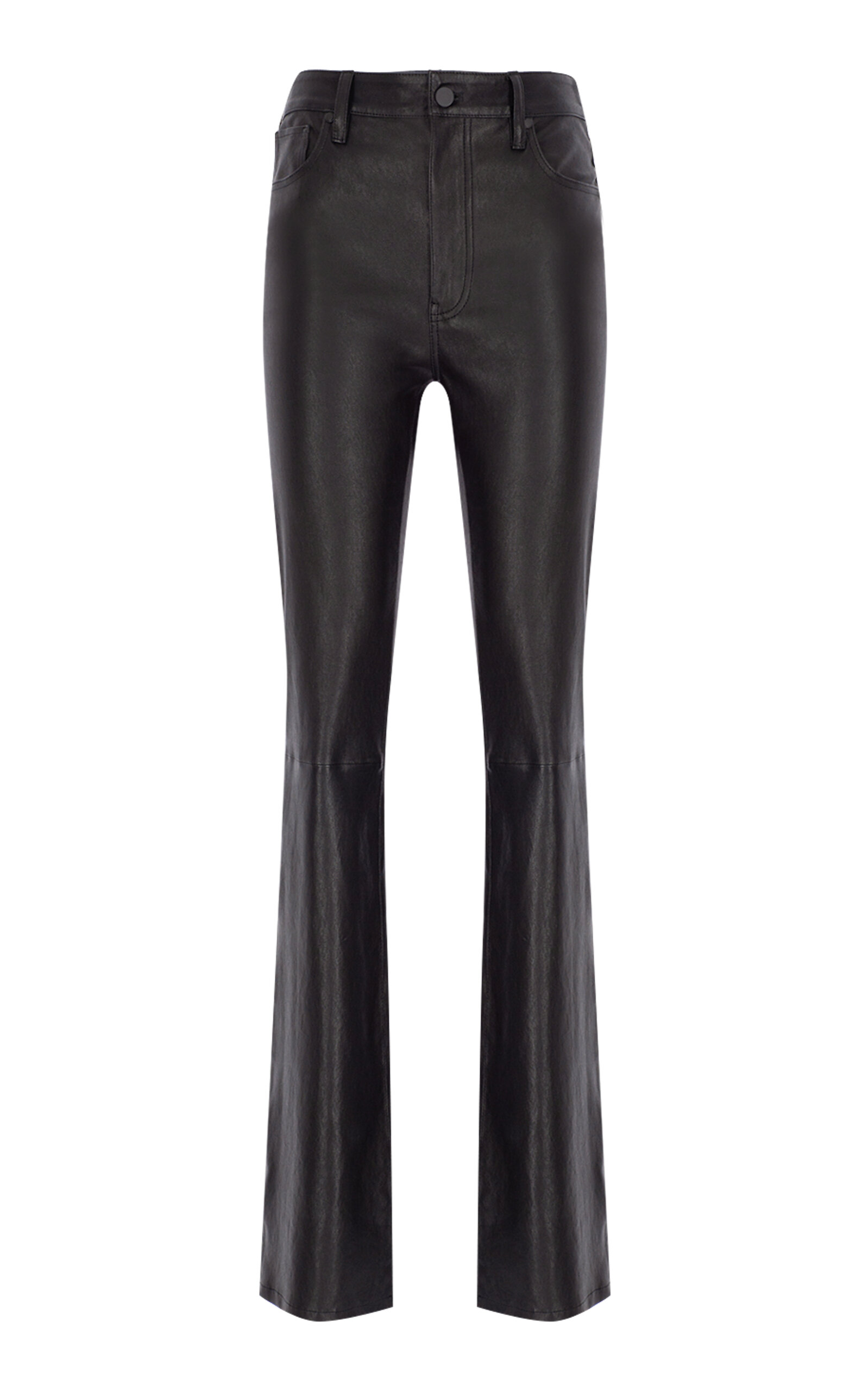 Zeynep Arçay Straight-Cut Stretch Leather Pants - Moda Operandi