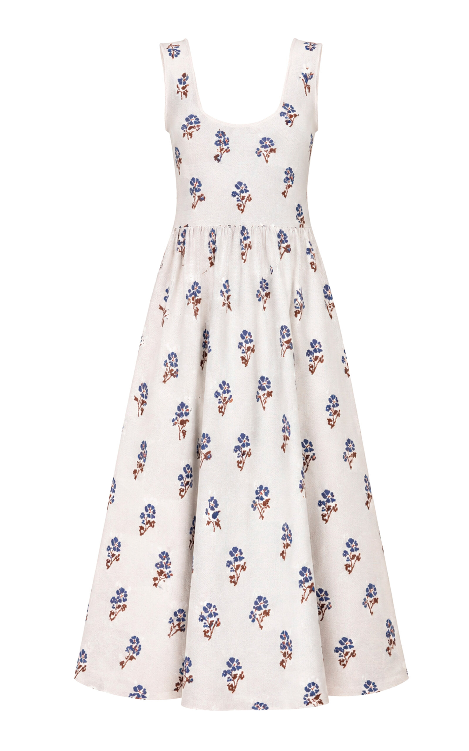 Pepa Pombo Cerezo Maxi Dress In Grey