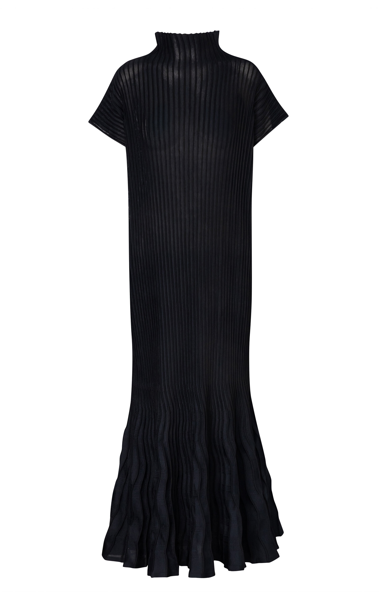 Pepa Pombo Hibisco Maxi Dress In Black