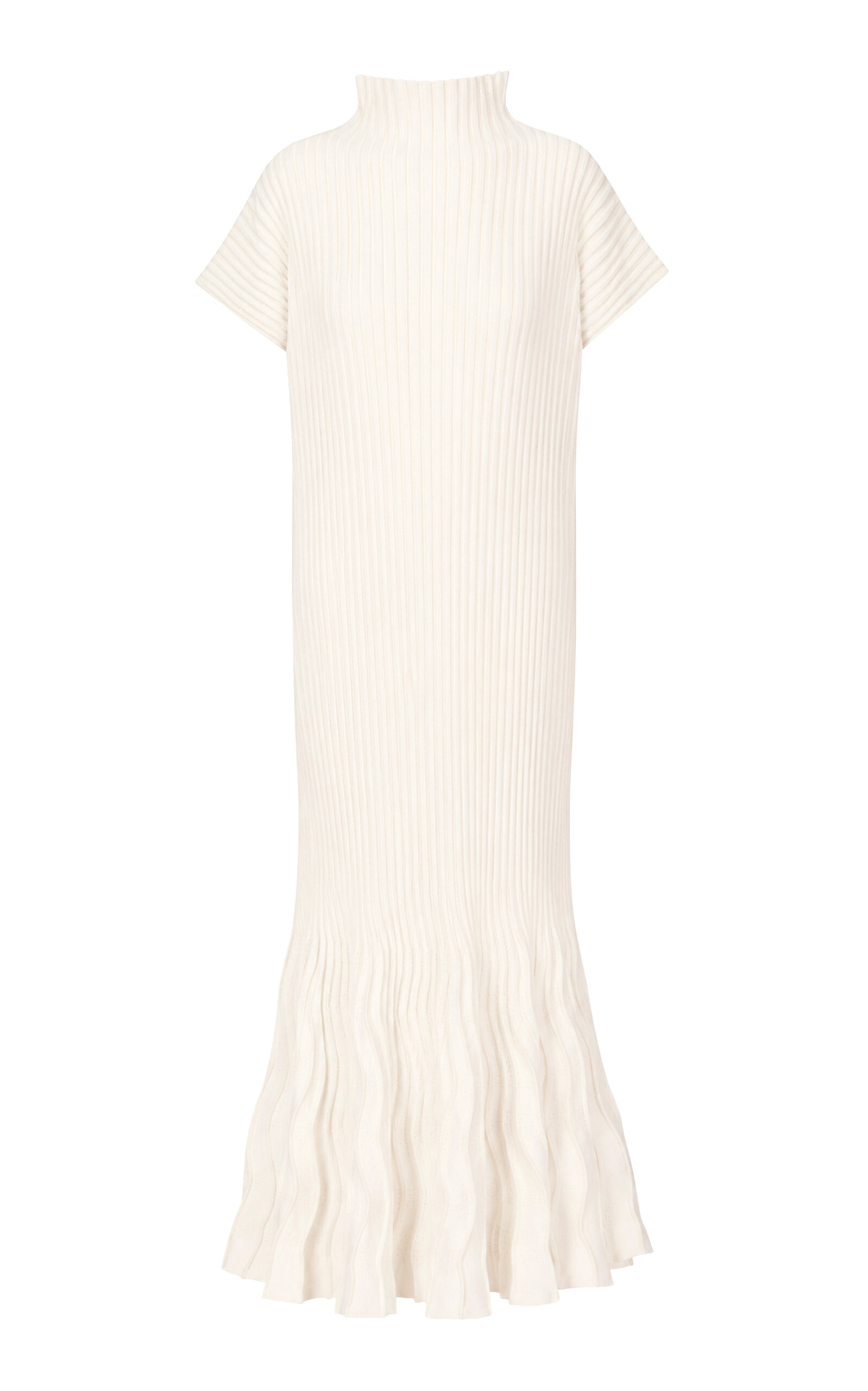 Pepa Pombo Hibisco Maxi Dress In Off-white