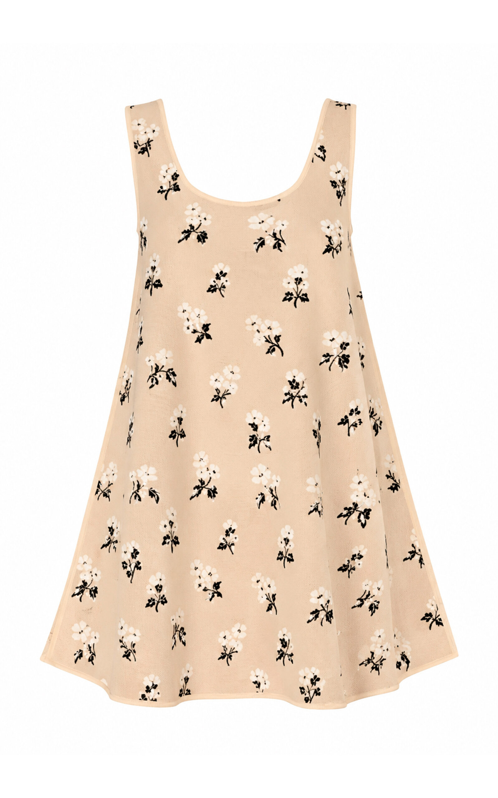 Pepa Pombo Anturio Mini Dress In Neutral