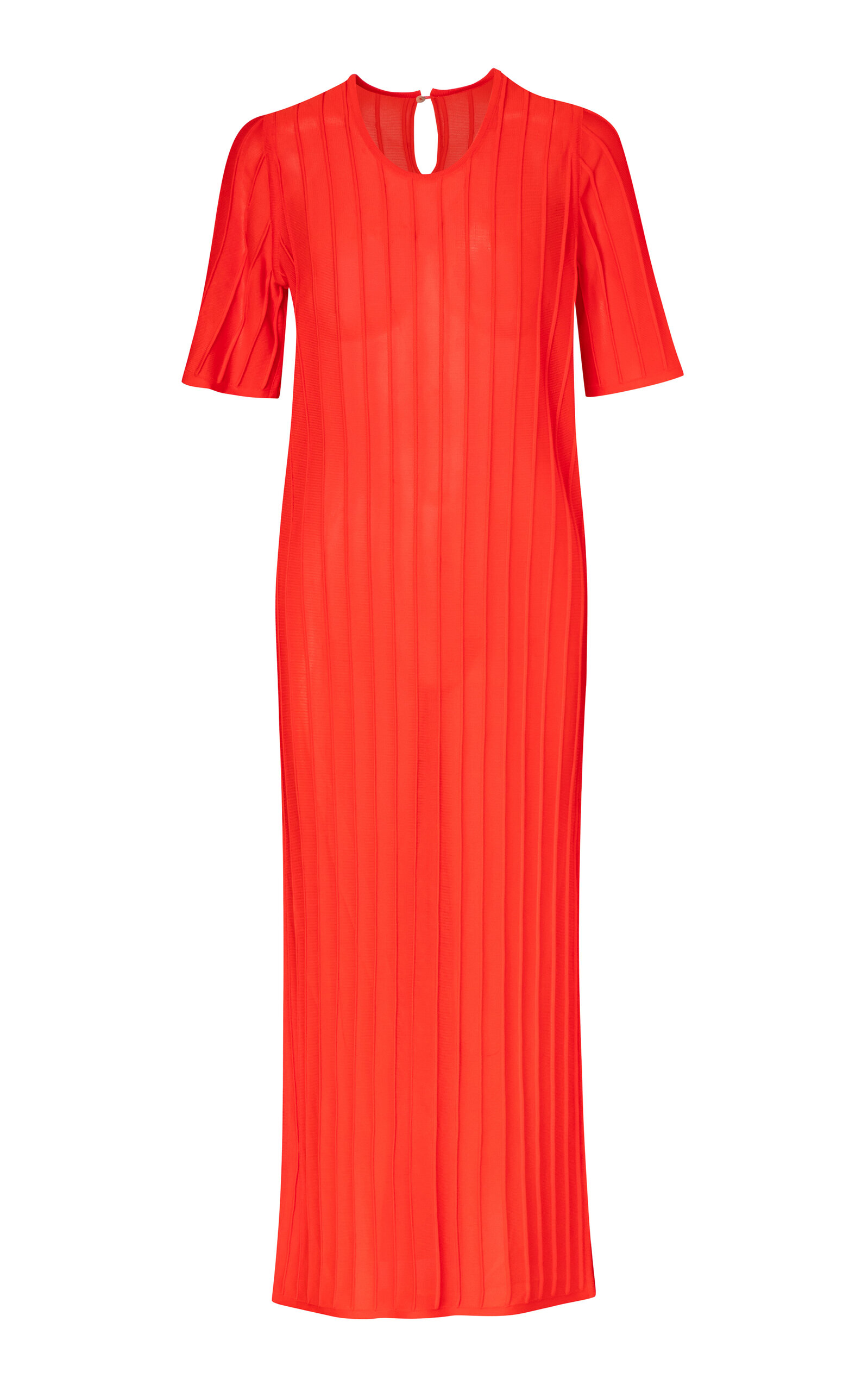 Pepa Pombo Morera Dress In Coral