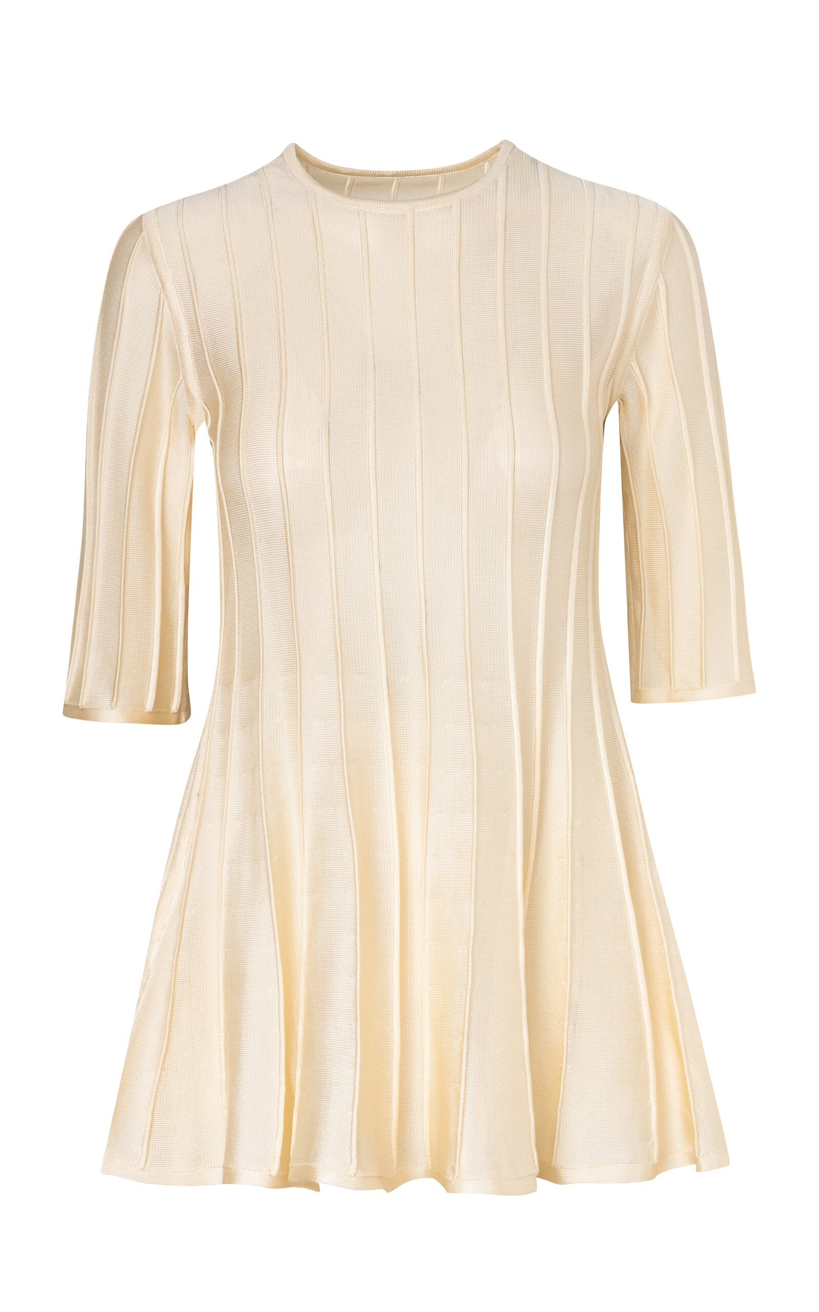 Pepa Pombo Fitonia Pleated Blouse In Off-white