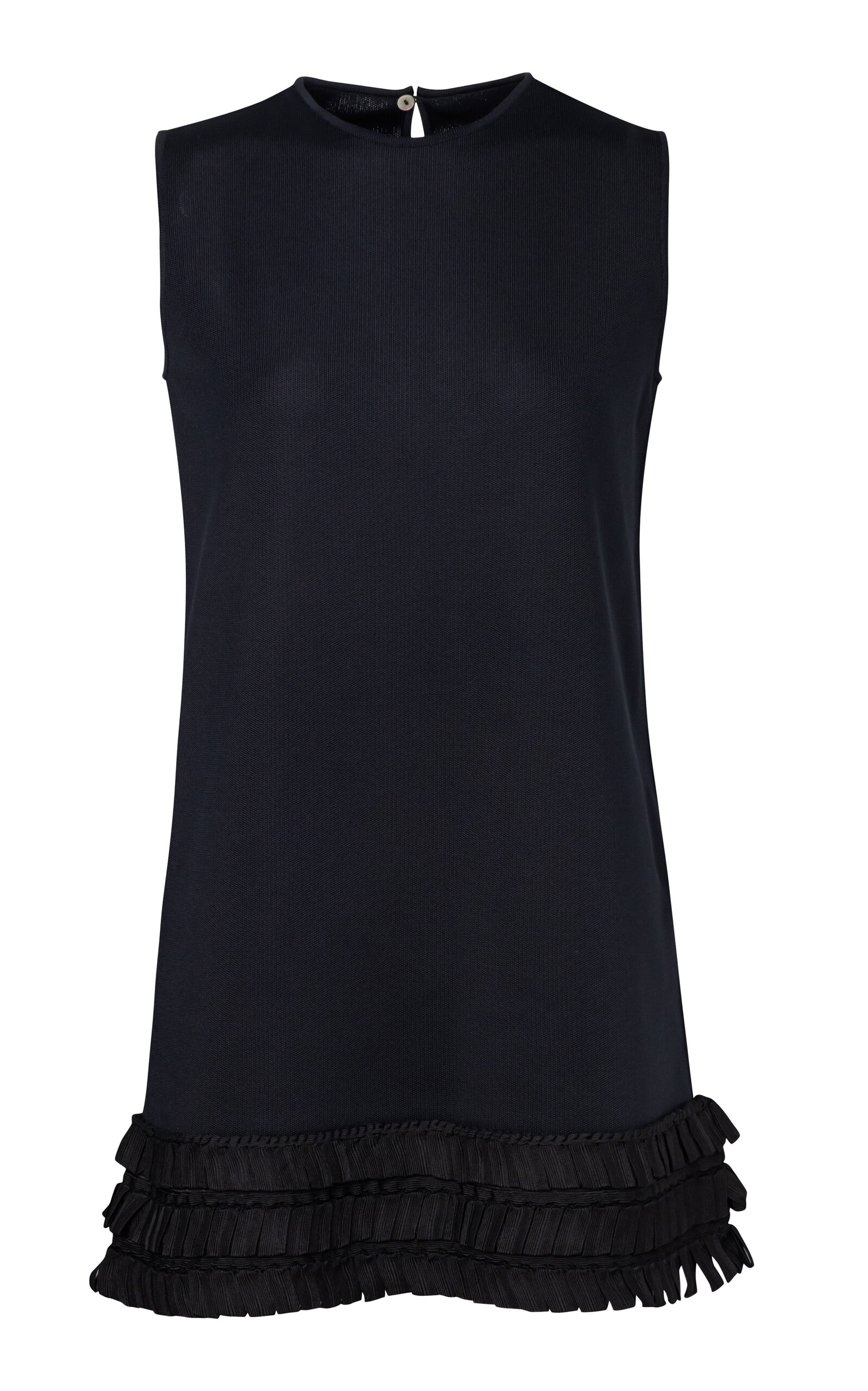 Pepa Pombo Cenizo Mini Dress In Black