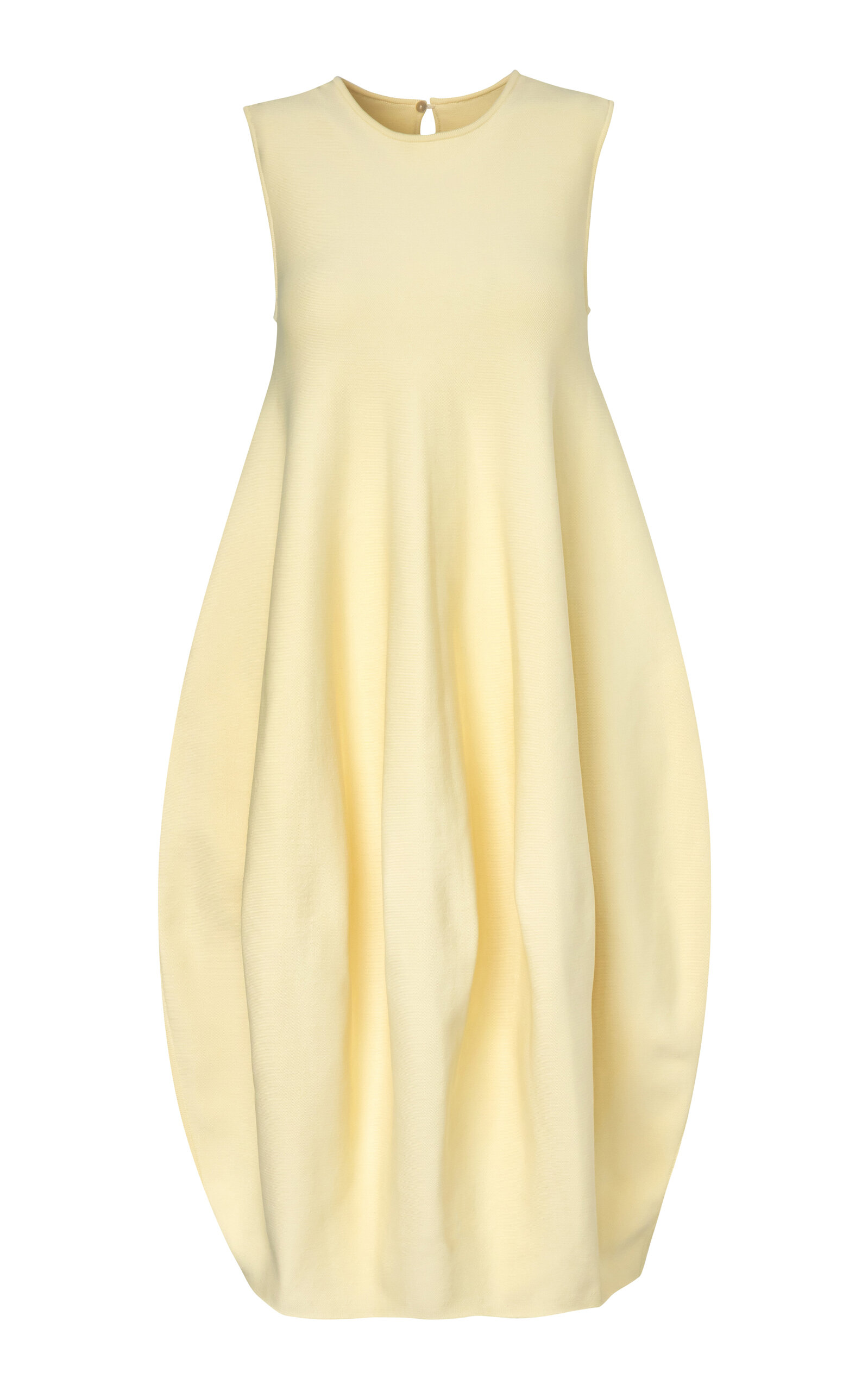 Pepa Pombo Felice Midi Dress In Yellow