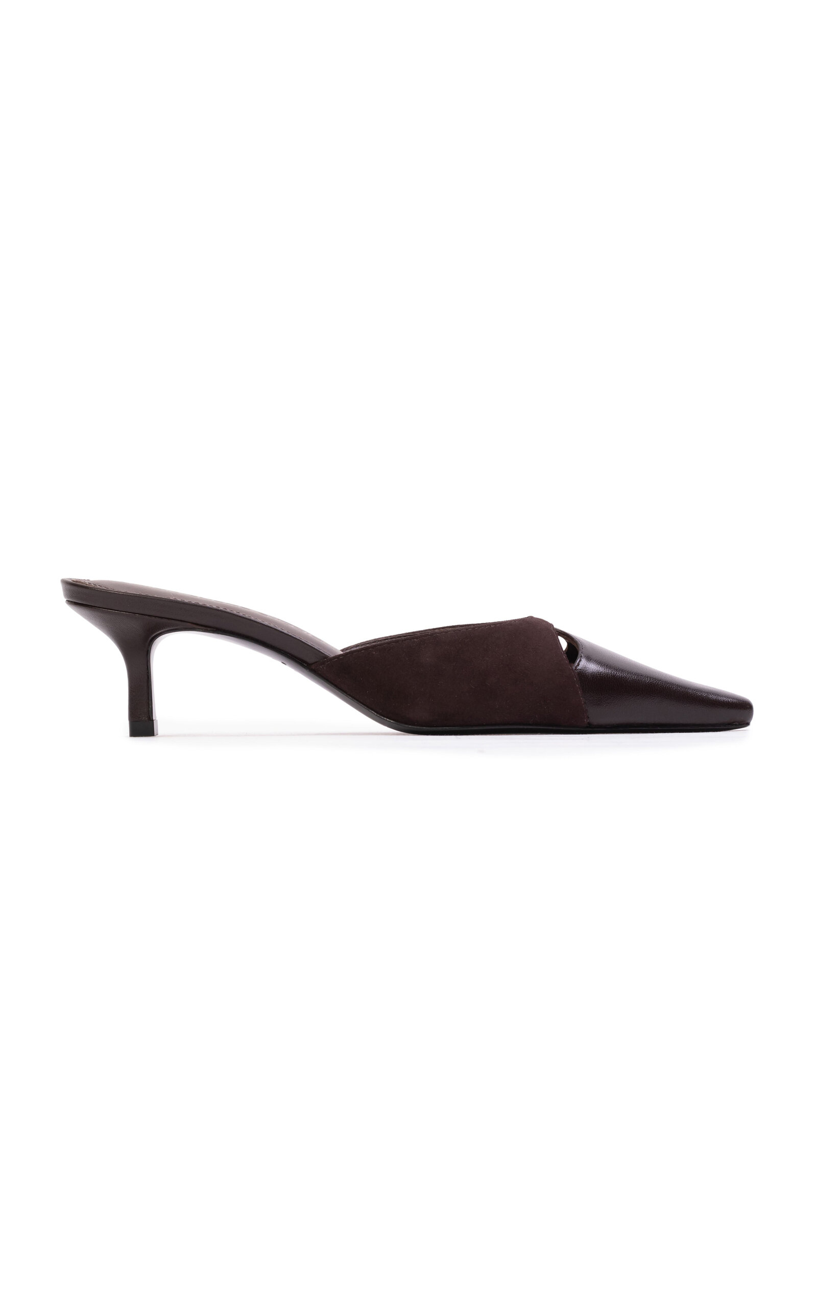 Black Suede Studio Rue Cheetah Pony Hair Mules - Moda Operandi