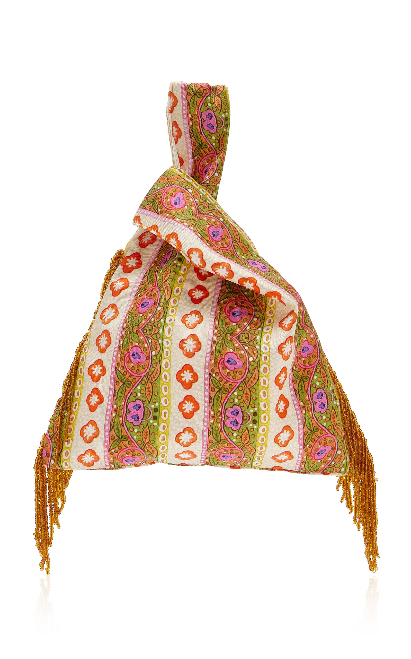 Mélisse - Paris Silk Knot Bag - Floral - OS - Moda Operandi