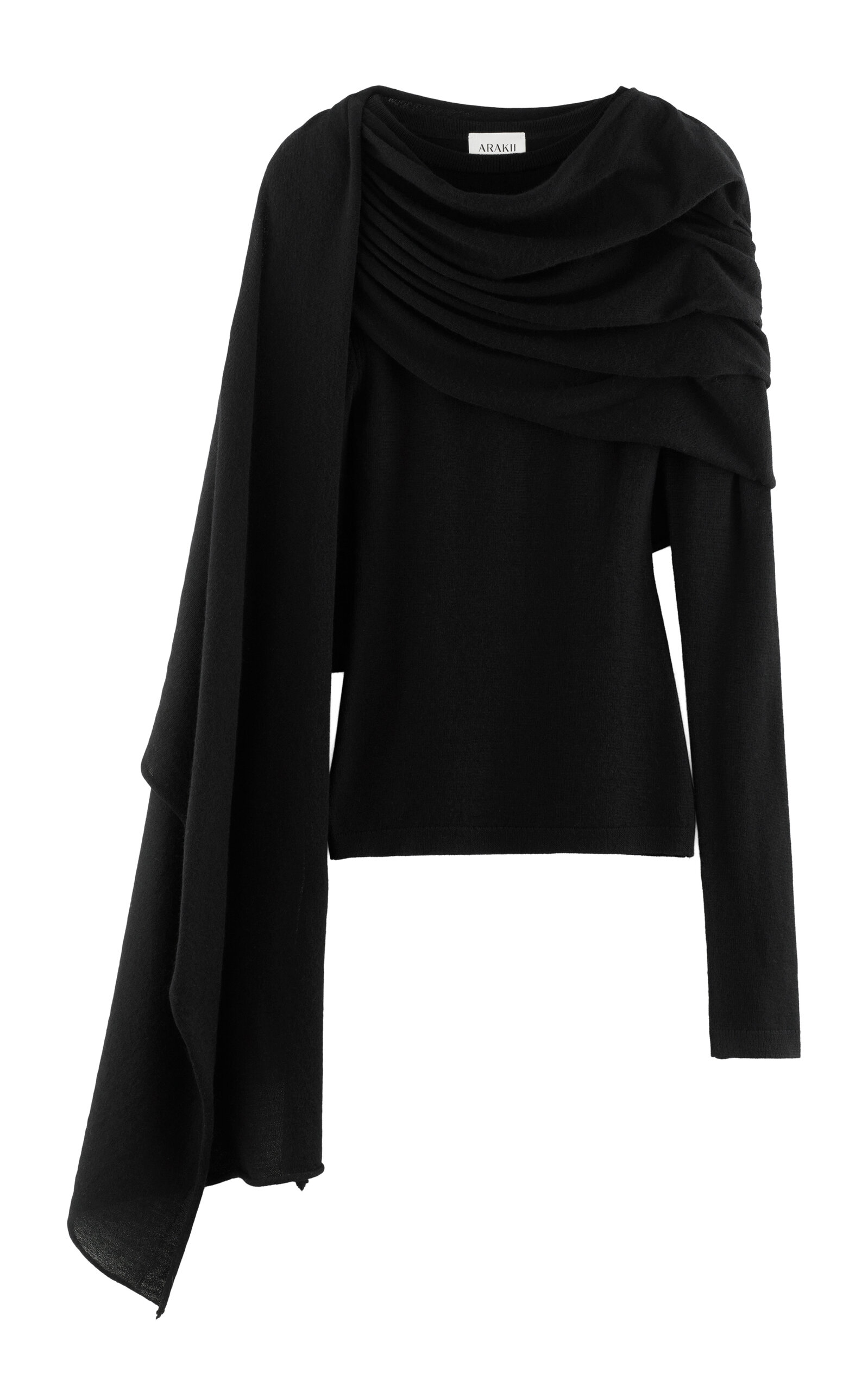 Exclusive Haze Wool-Cashmere Top