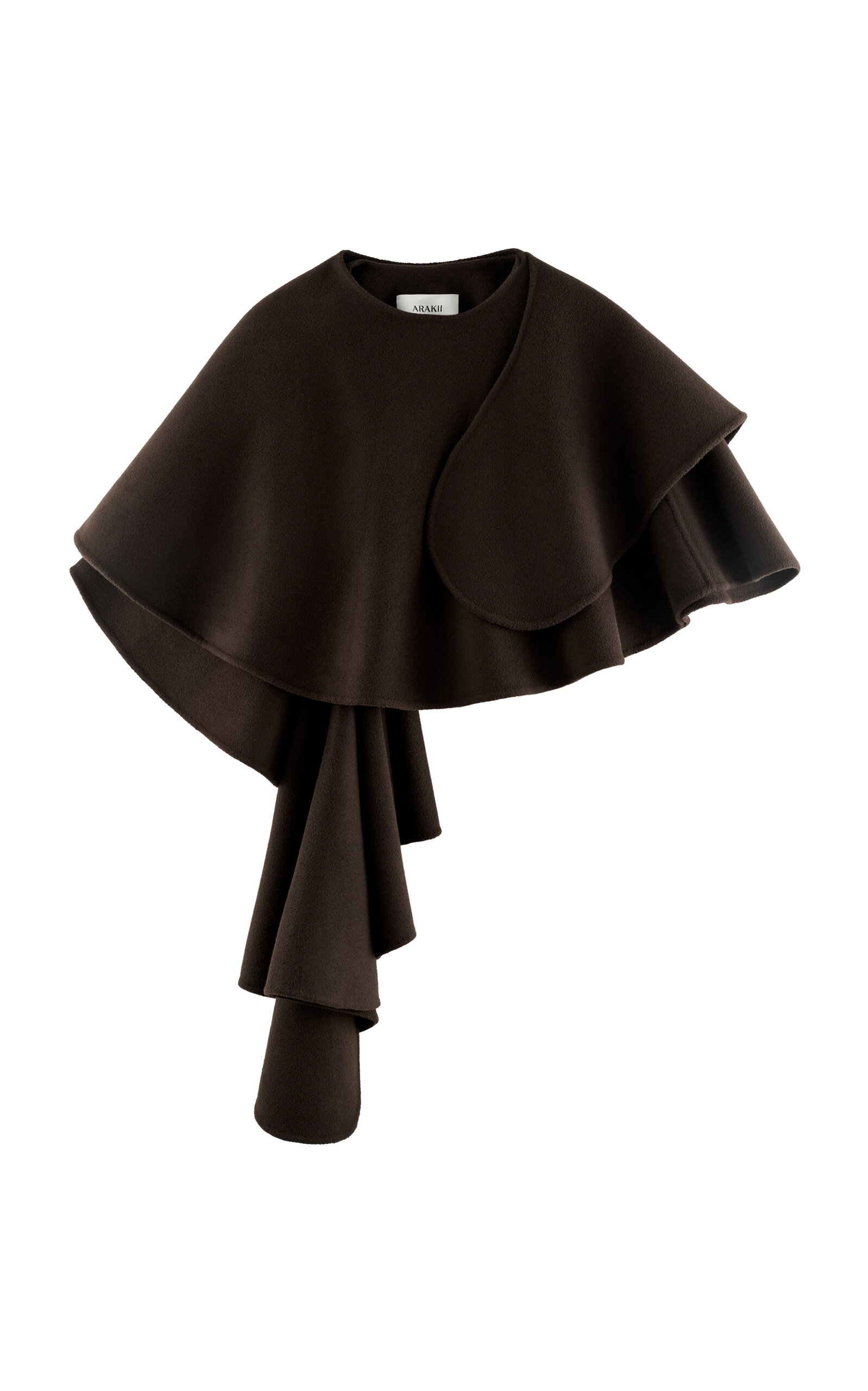 ARAKII Exclusive Ruffled Wool-Cashmere Scarf - Moda Operandi