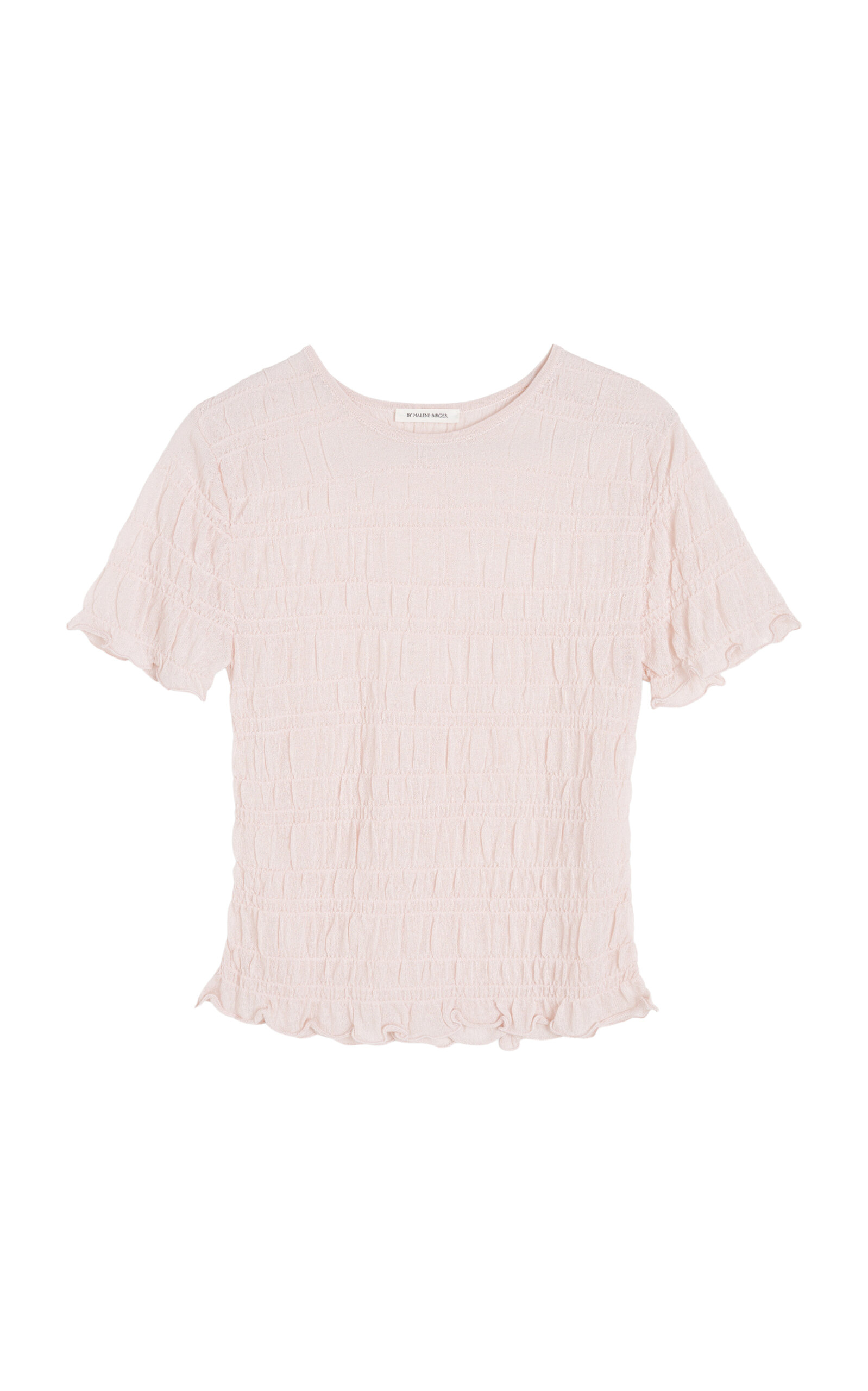 By Malene Birger Ella Smocked Knit Top - Moda Operandi