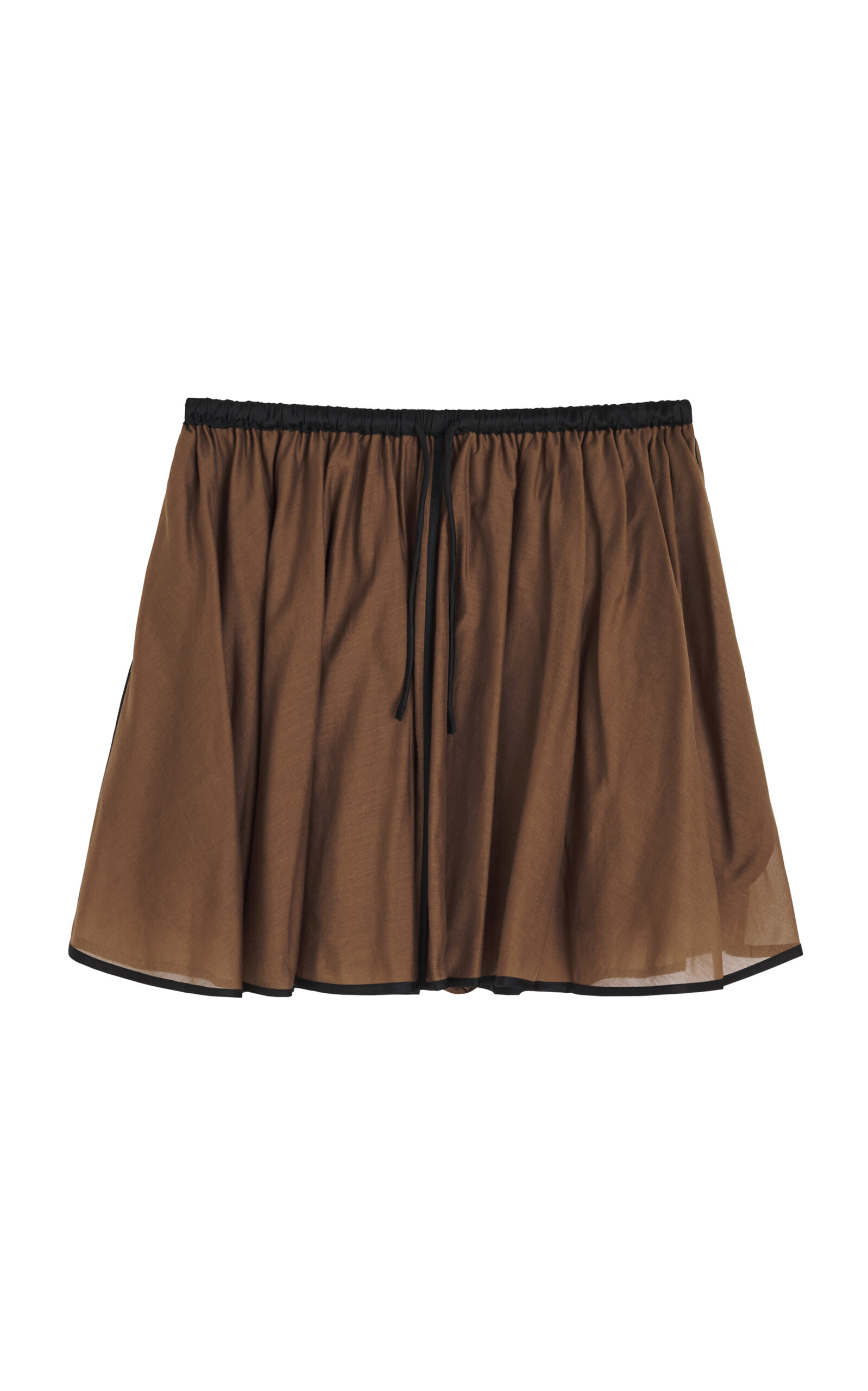 By Malene Birger Rapheo Cotton-Silk Mini Skort - Moda Operandi