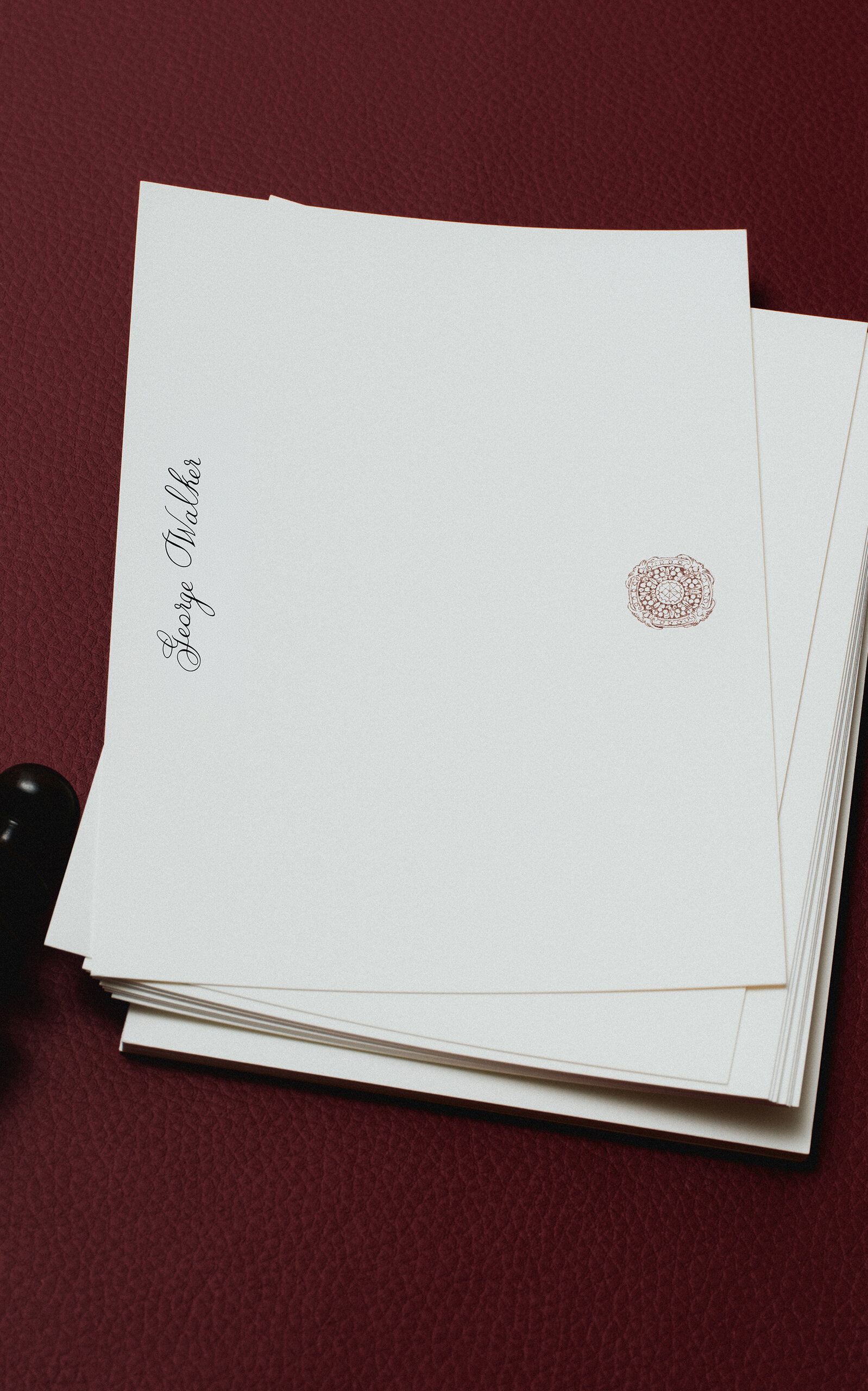 Memoire Mémoire - Personalized High Castle Stationery Set; Set Of 50 - Multi